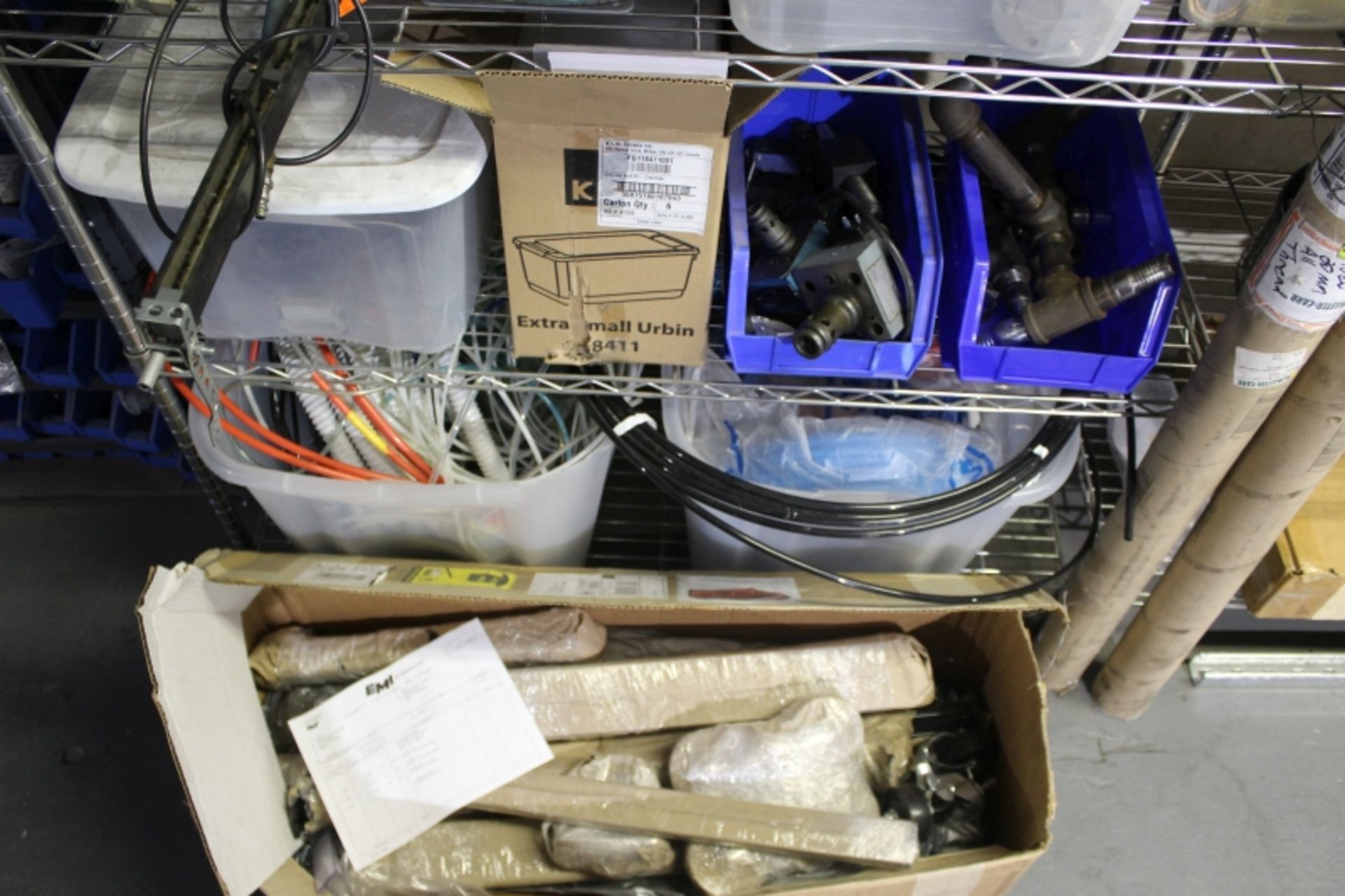 2 Racks of Assorted Heatbands, Assorted Electrical Hardware, and Misc Hoses - Image 8 of 9