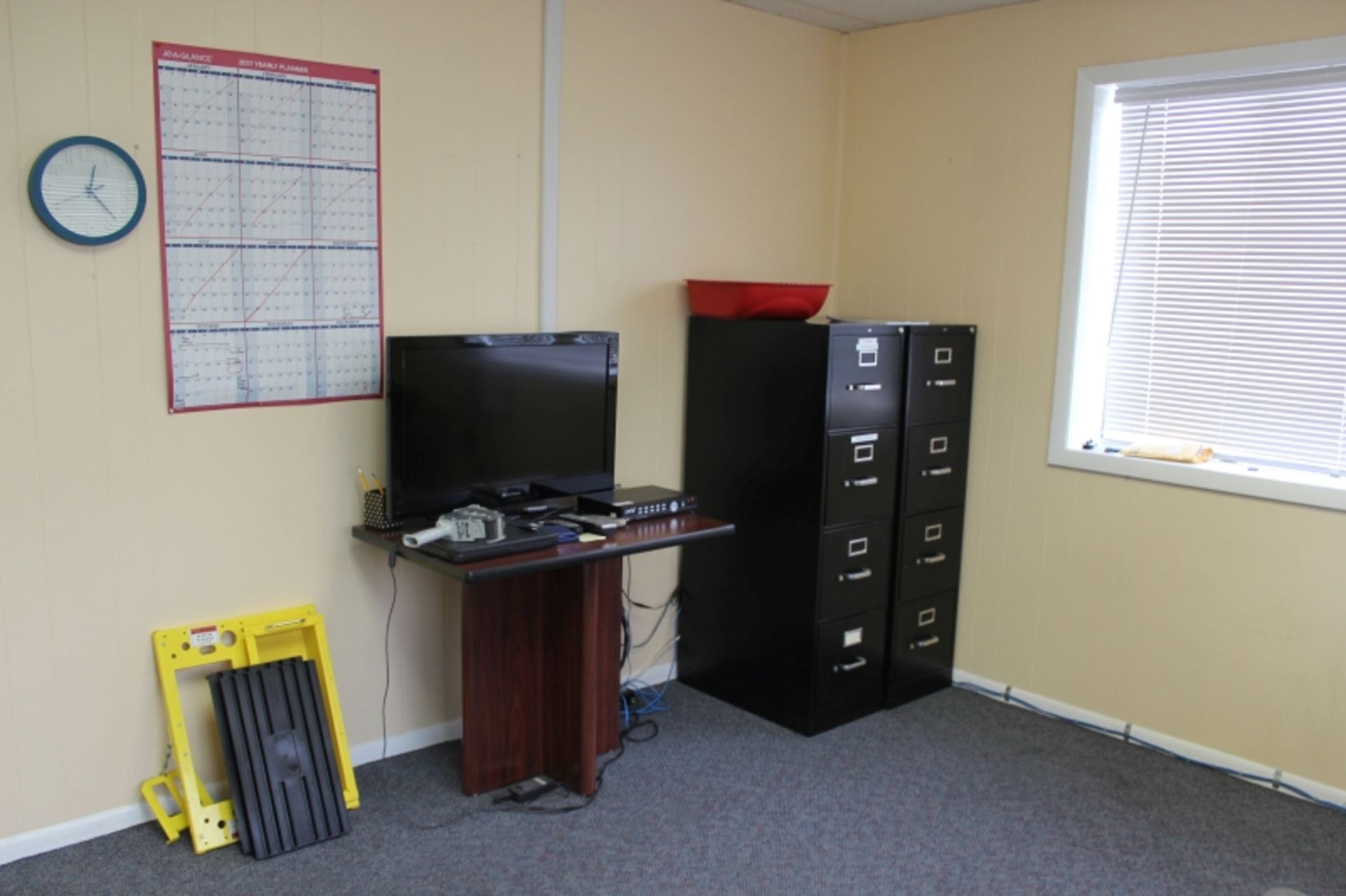 Room Content, Desk, Chair, Computer, White Board, Printer, Flat Screen T.V. - Image 2 of 3