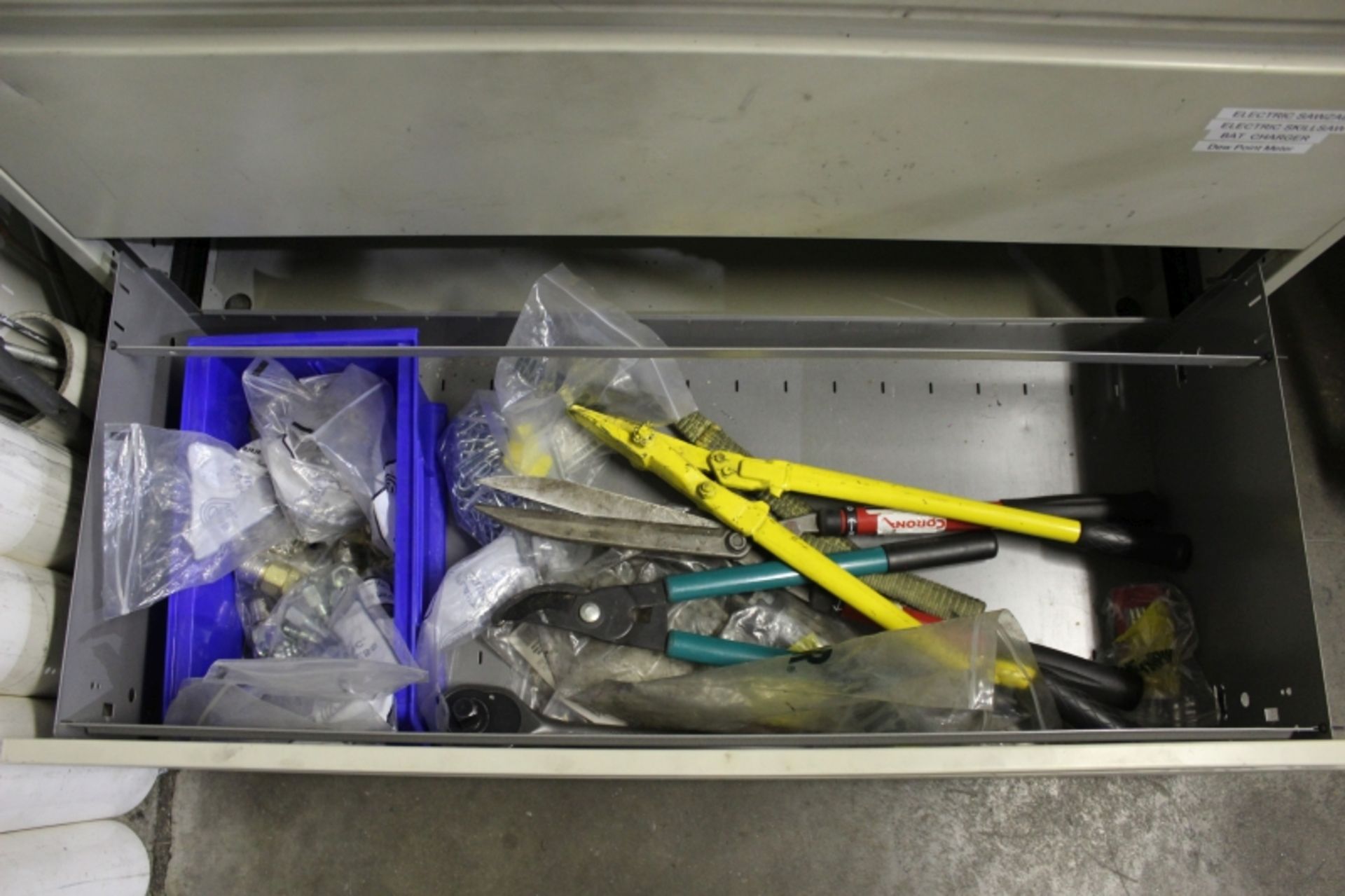 5 Drawer Cabinet with Content, Assorted Hoses, Wire, & Tools - Image 6 of 6