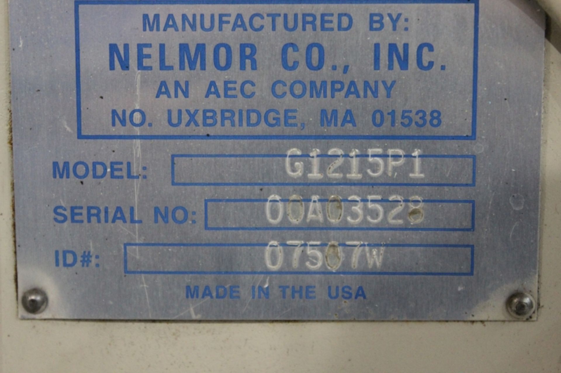 Nelmor AEC G1215P1 Granulator, S/N 00A03528 - Image 4 of 4