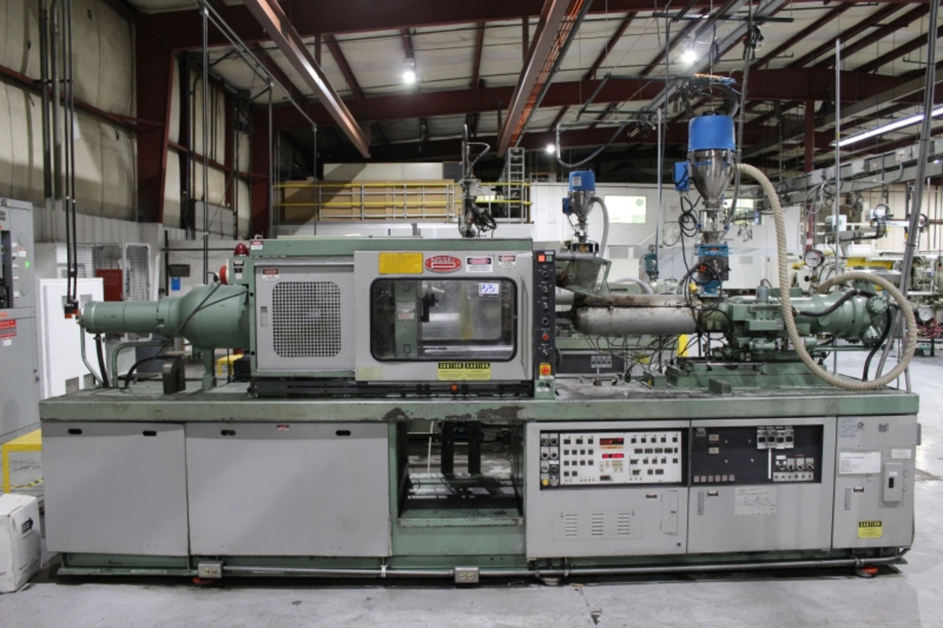 80 Ton 4.1 oz. Nissei FS80S12ASE Injection Molding machine, w/ NC8000 control, S/N S08E128