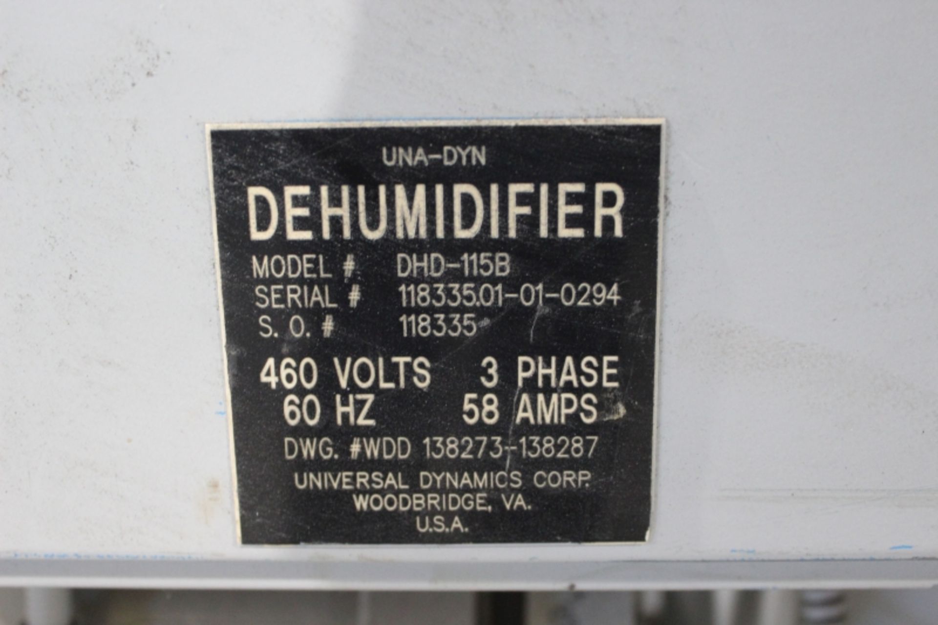 UNA-DYN Dehumidifier & Hopper - Image 8 of 9
