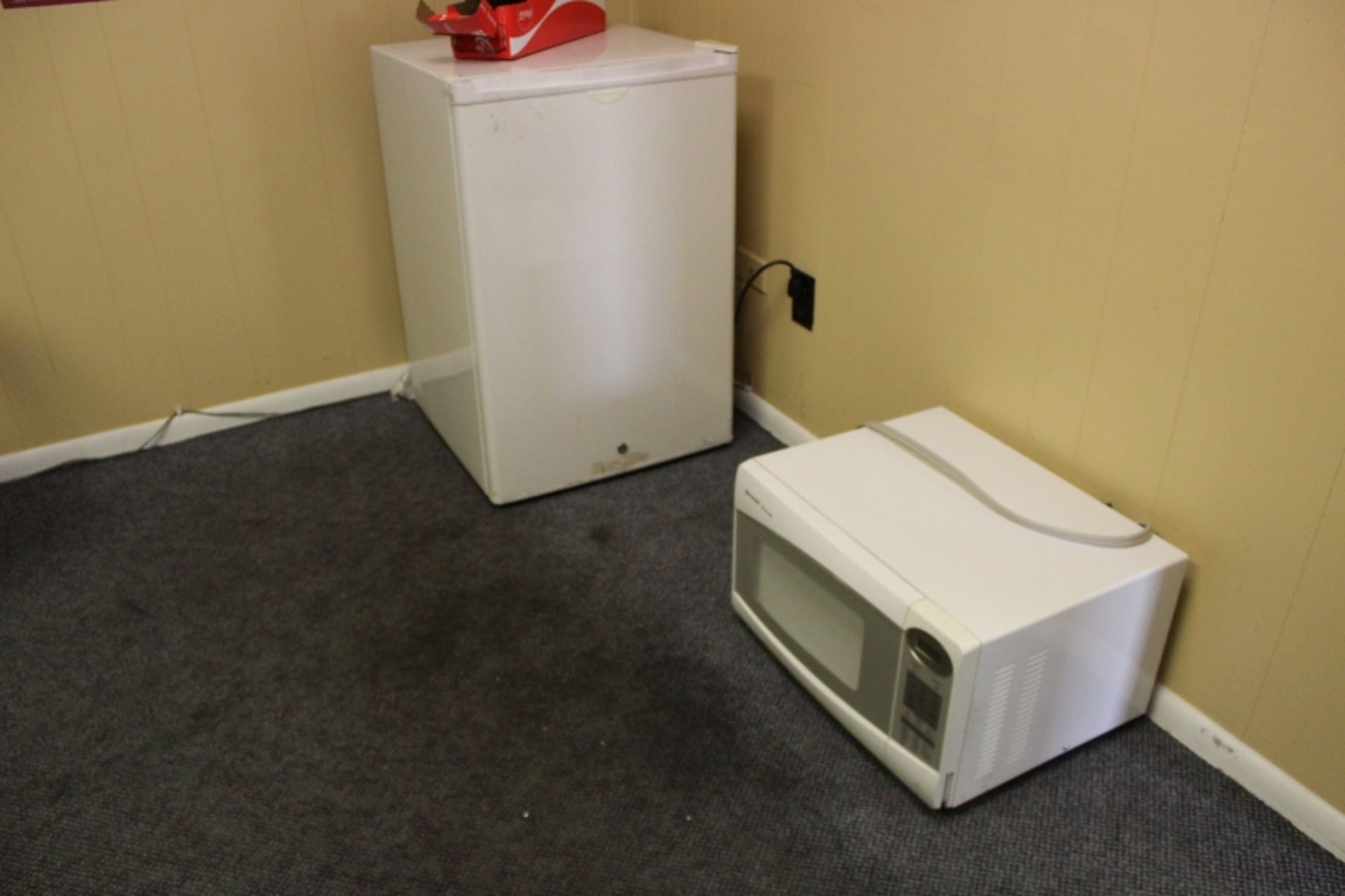 Room Content, Chairs, Desk, White Board, Flat Screen TV, Mini Fridge & Microwave - Image 3 of 3