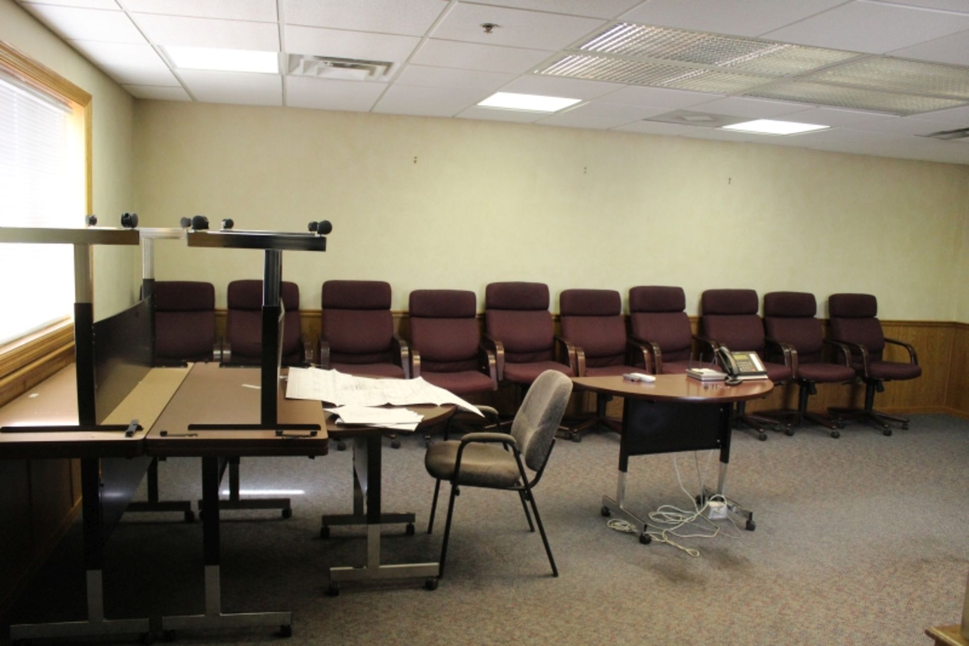 Room Content, Chairs, White Board, Desk, Podium, Mini Fridge - Image 5 of 5