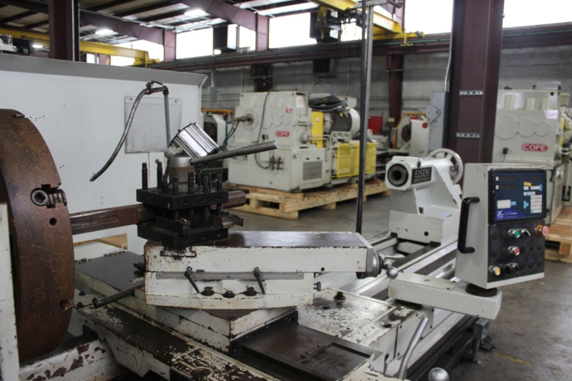 35” x 80” Eisen PA3580 Hollow Spindle Engine Lathe, 10” spindle bore - Image 5 of 8