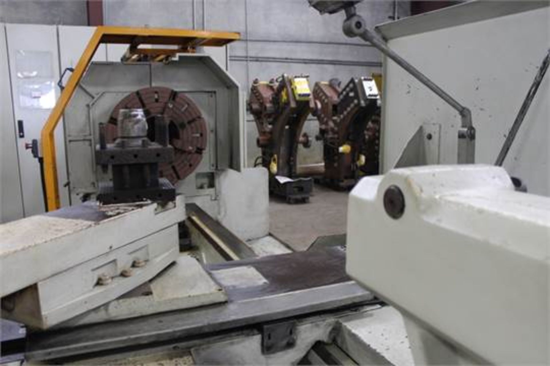 35” x 100” Eisen PA3510020 Hollow Spindle Engine Lathe, 10” spindle bore, 4 jaw chuck, DRO - Image 3 of 5