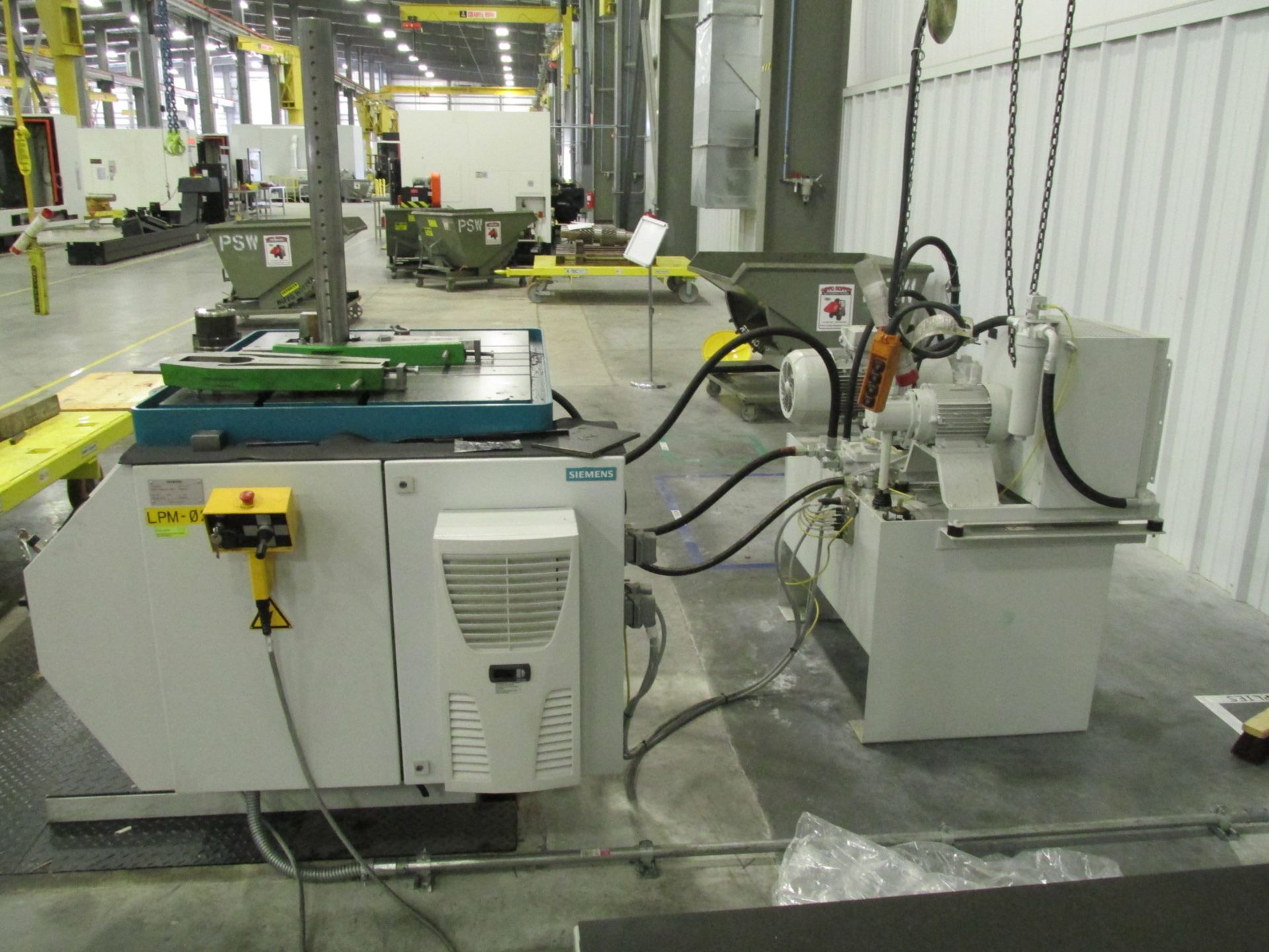 Leistritz Polymat 70/500 Heavy Duty CNC Hydraulic Keyseating Machine, Siemens Sinumerik FM357 4-Axis