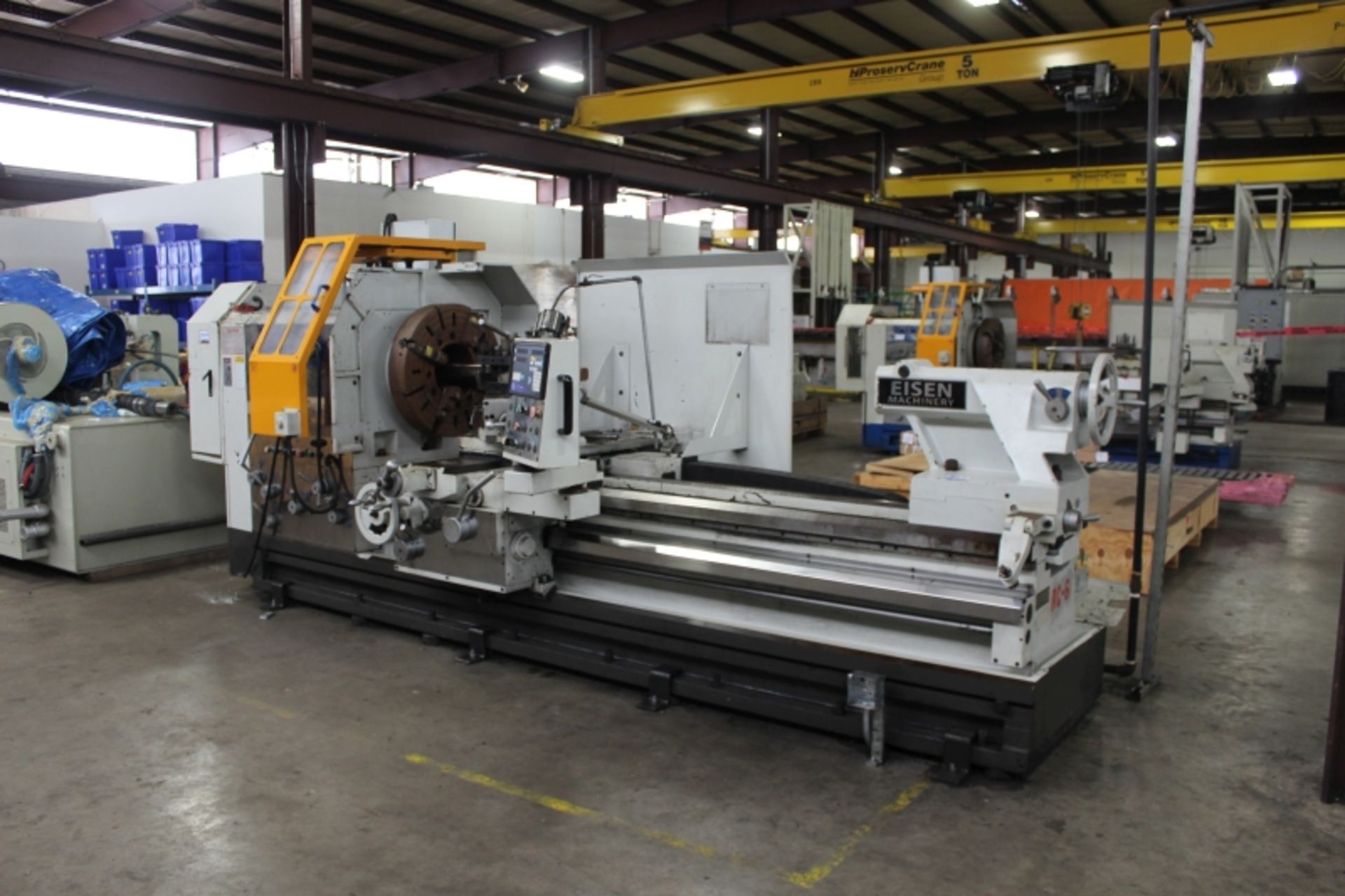 35” x 80” Eisen PA3580 Hollow Spindle Engine Lathe, 10” spindle bore - Image 3 of 8