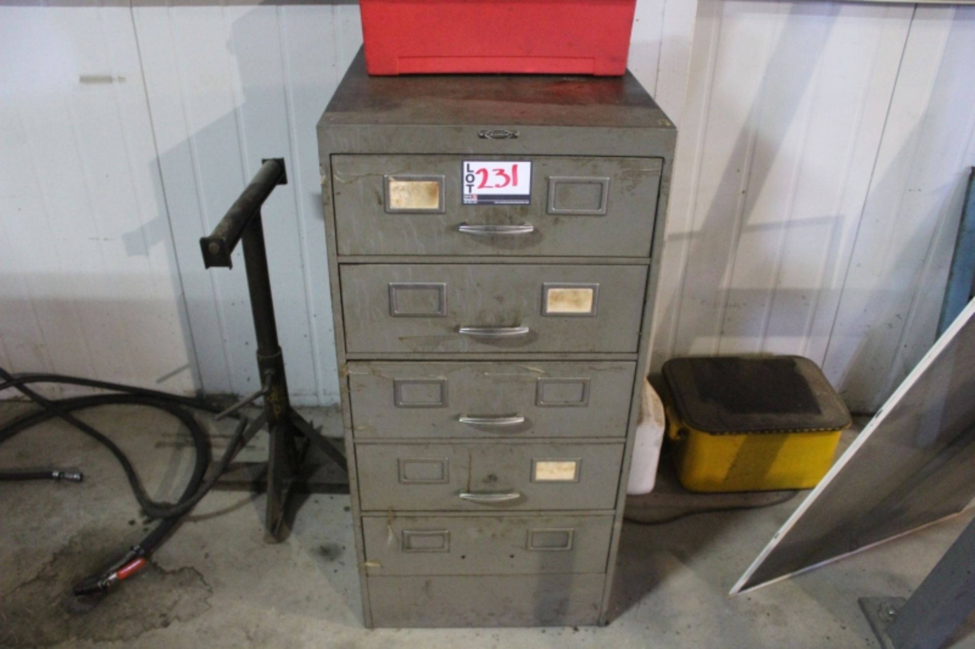 File Cabinet with Assorted Hardware