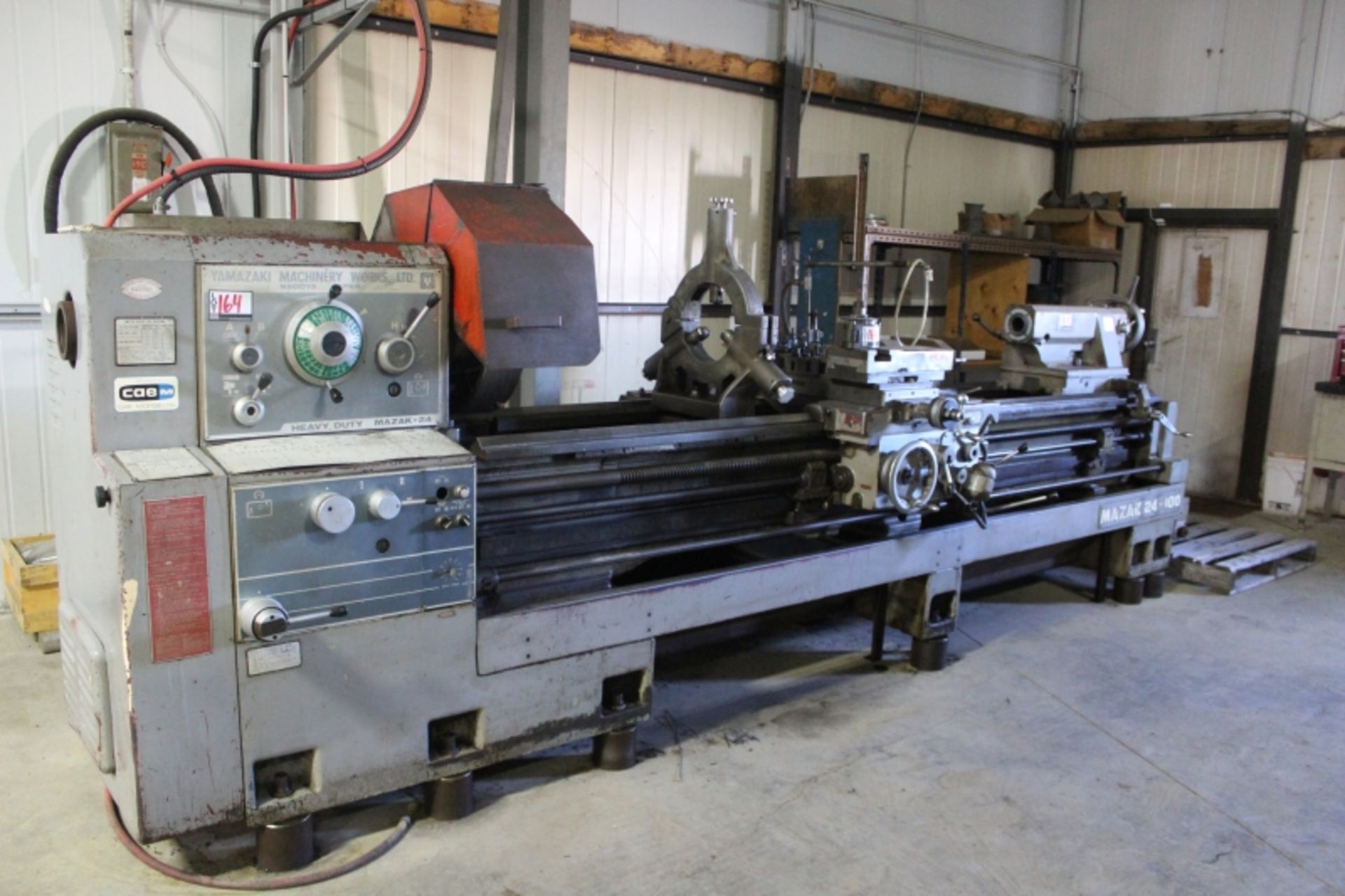 Mazak 24100 Engine Lathe, 20" Chuck, S/N 40349W - Image 3 of 9