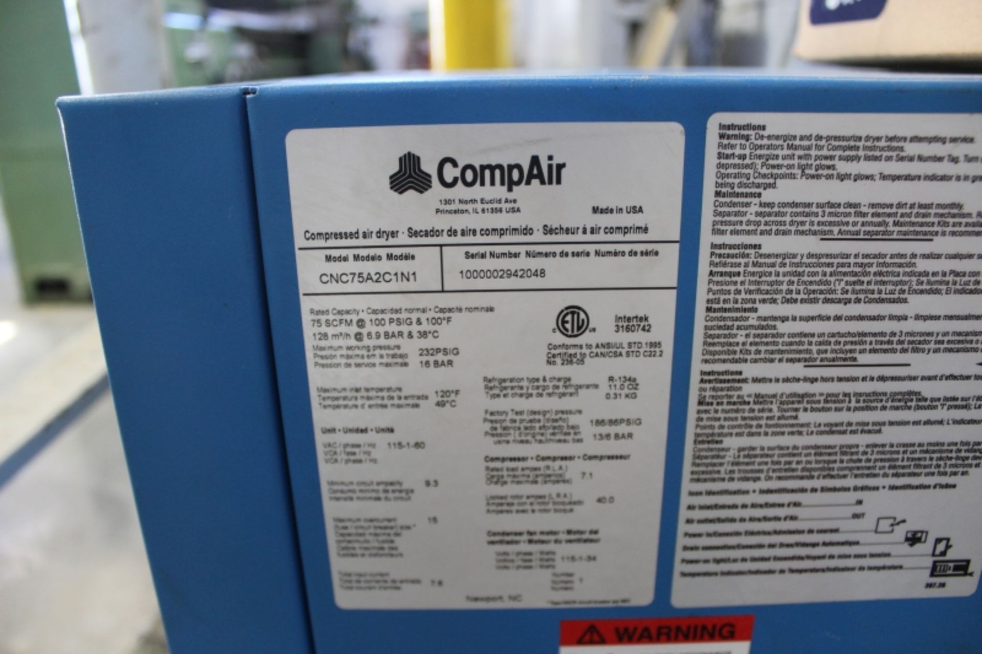 CompAIr Air Dryer - Image 2 of 2