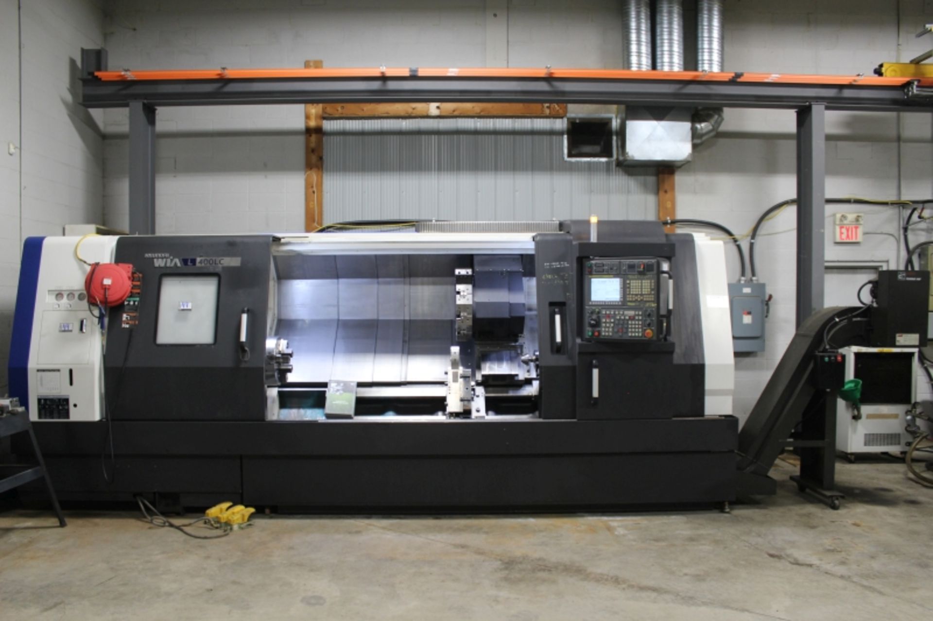 Hyundai Wia L400C, Fanuc, 28.5” sw, 4.6” bar cap, 83.5” max turn length, 2000 RPM, steady rest, with - Image 7 of 19