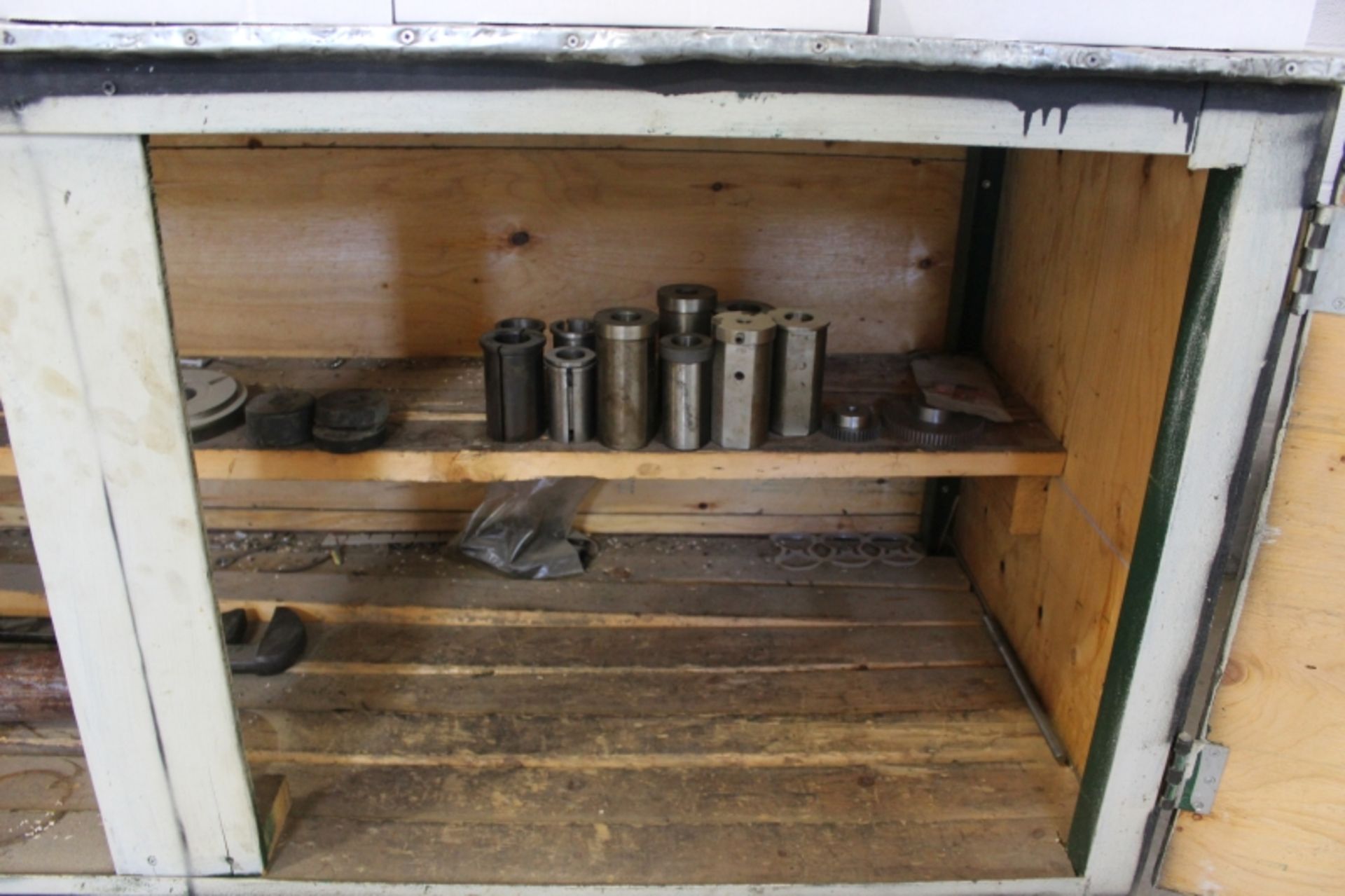 Work Bench with Assorted Sleeves, Boring bar, and Pipe Wrench - Image 3 of 4