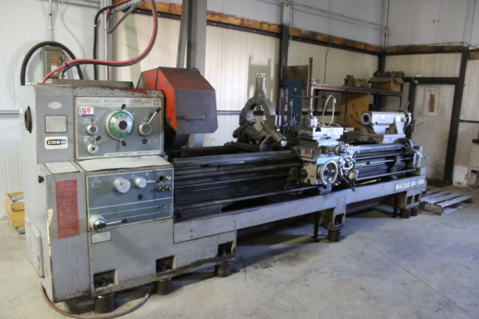 Mazak 24100 Engine Lathe, 20" Chuck, S/N 40349W - Image 2 of 9