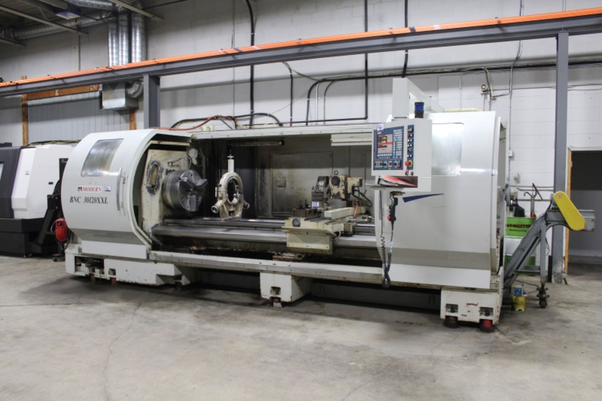 Modern BNC 30120XXL, Fagor control, 10” spindle bore, 30” Sw, 120” CC, 16.5” Sw. over cross slide, - Image 11 of 19