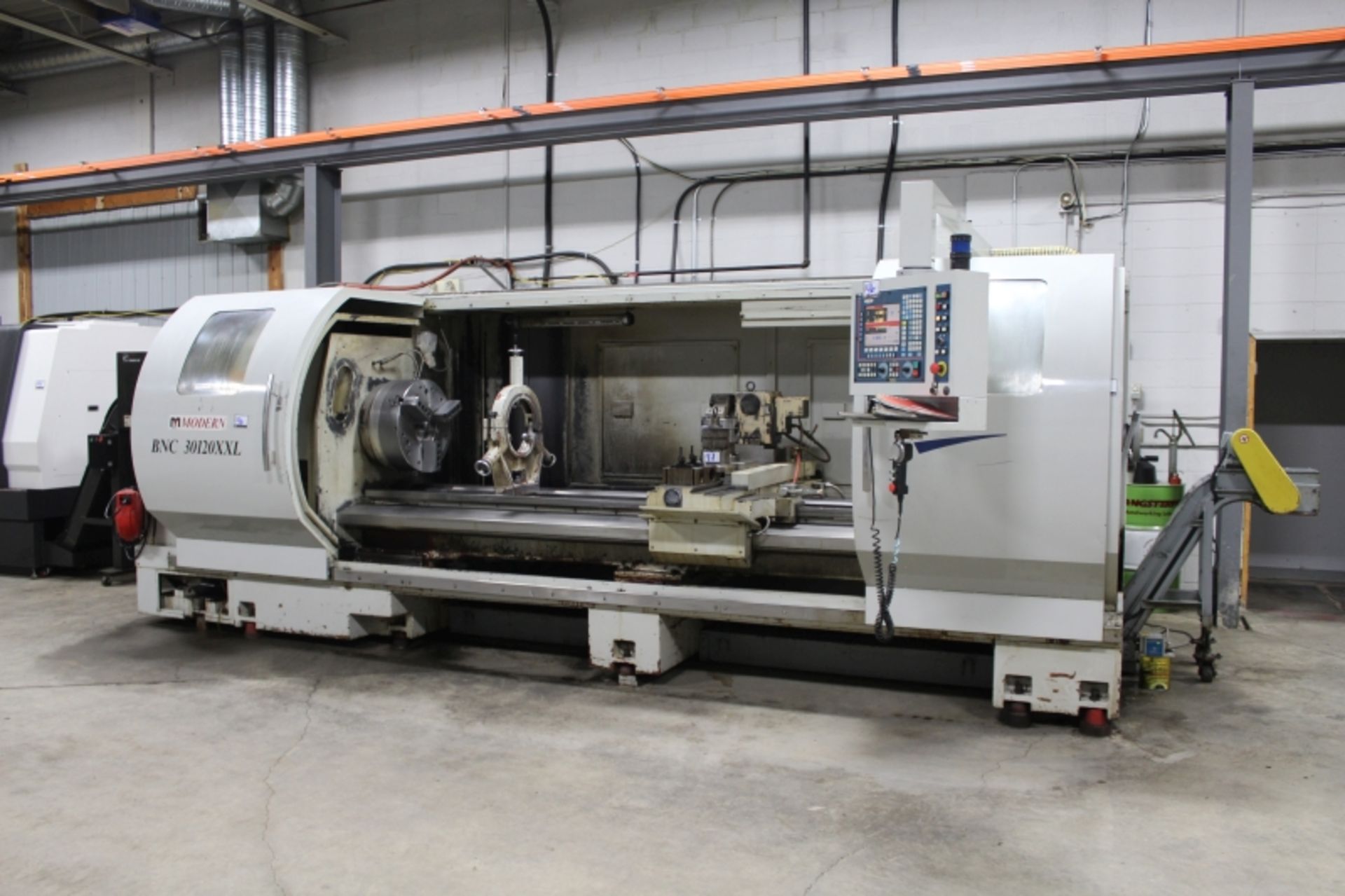 Modern BNC 30120XXL, Fagor control, 10” spindle bore, 30” Sw, 120” CC, 16.5” Sw. over cross slide, - Image 10 of 19