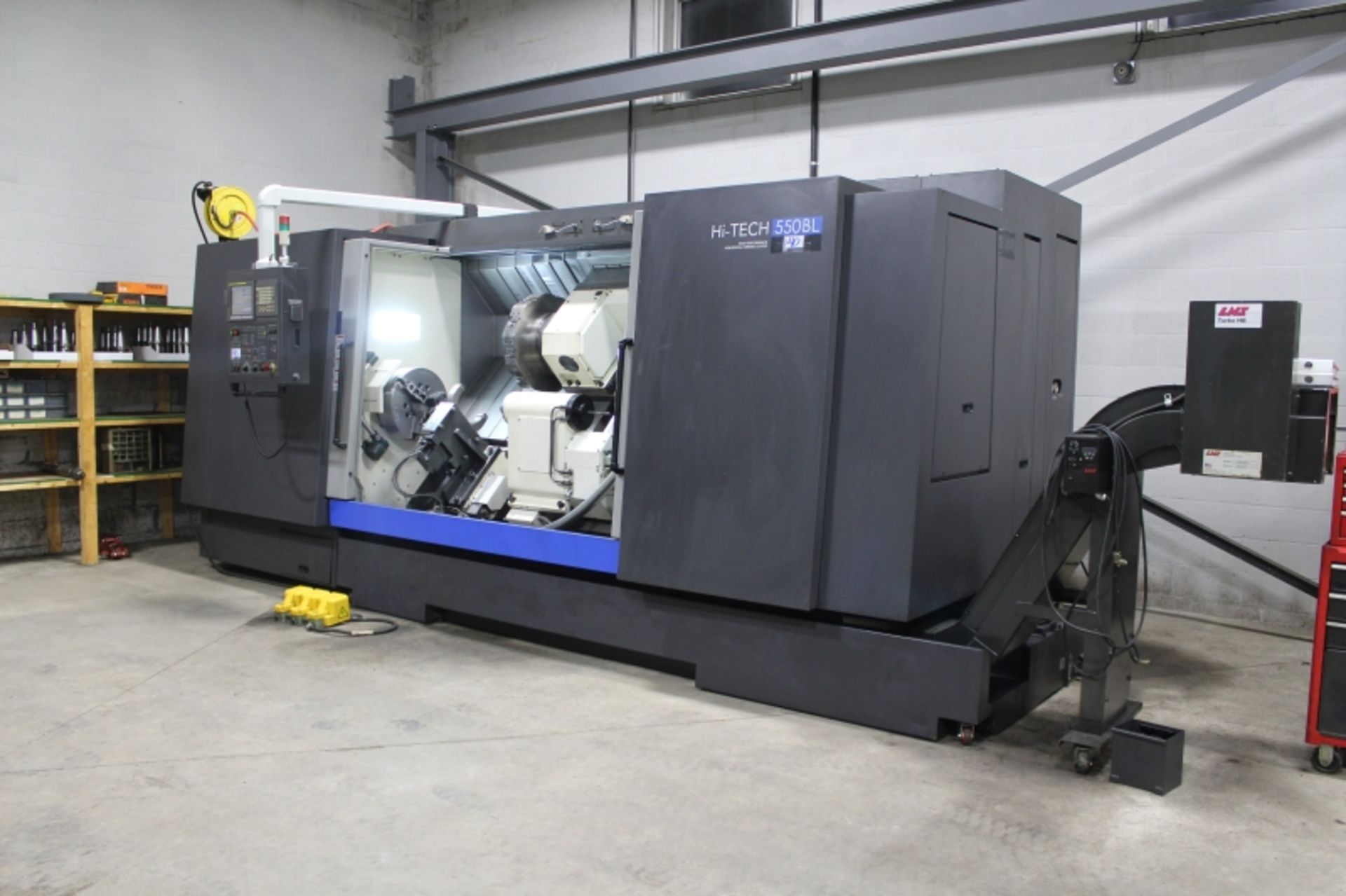 Hwacheon Hi-Tech 550BL Fanuc 0i-TD, 31.5” Sw, 4.6” bar cap, 23.2” x 83” max turn diam x length, 1800 - Image 8 of 15