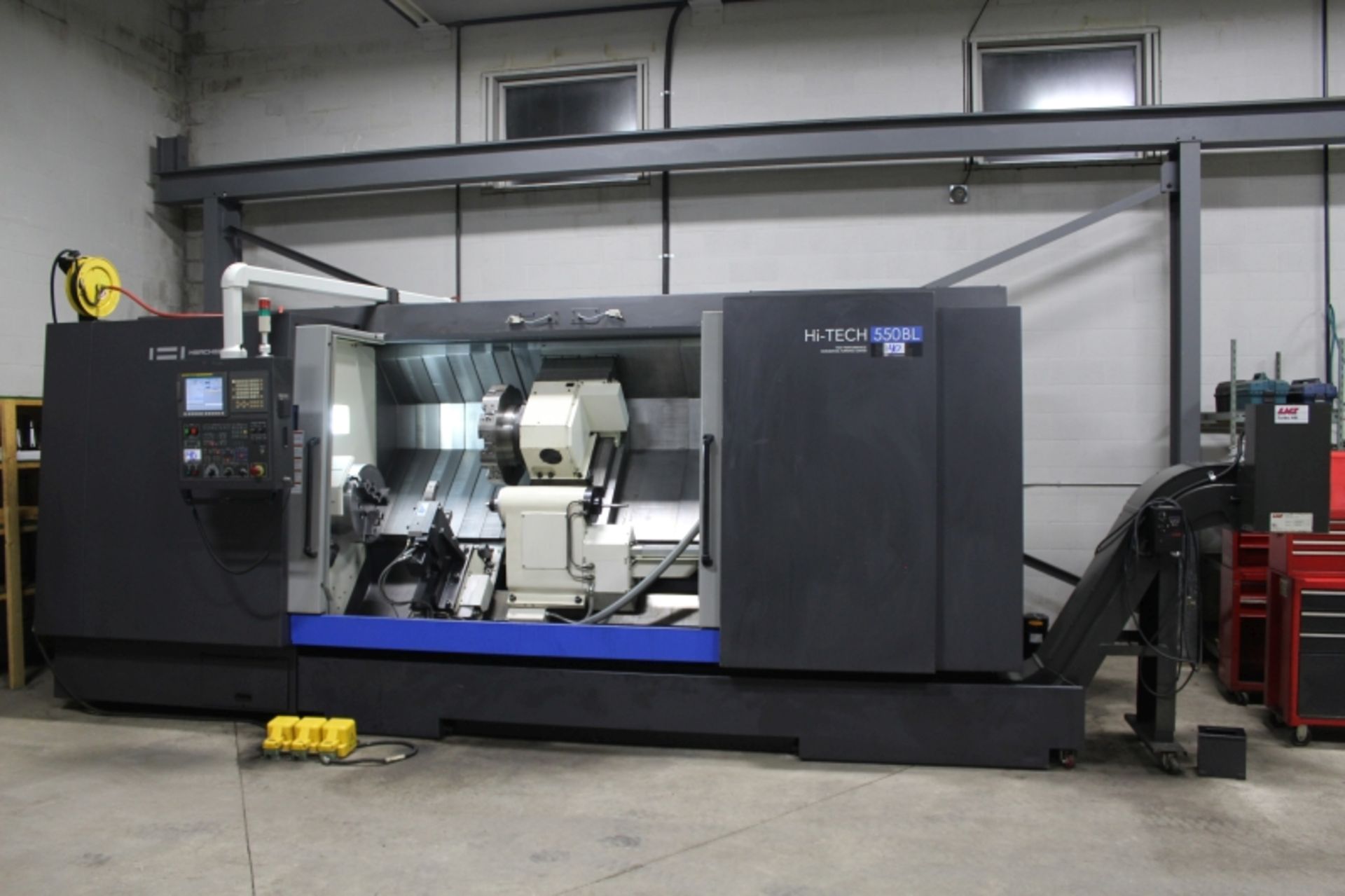 Hwacheon Hi-Tech 550BL Fanuc 0i-TD, 31.5” Sw, 4.6” bar cap, 23.2” x 83” max turn diam x length, 1800 - Image 7 of 15