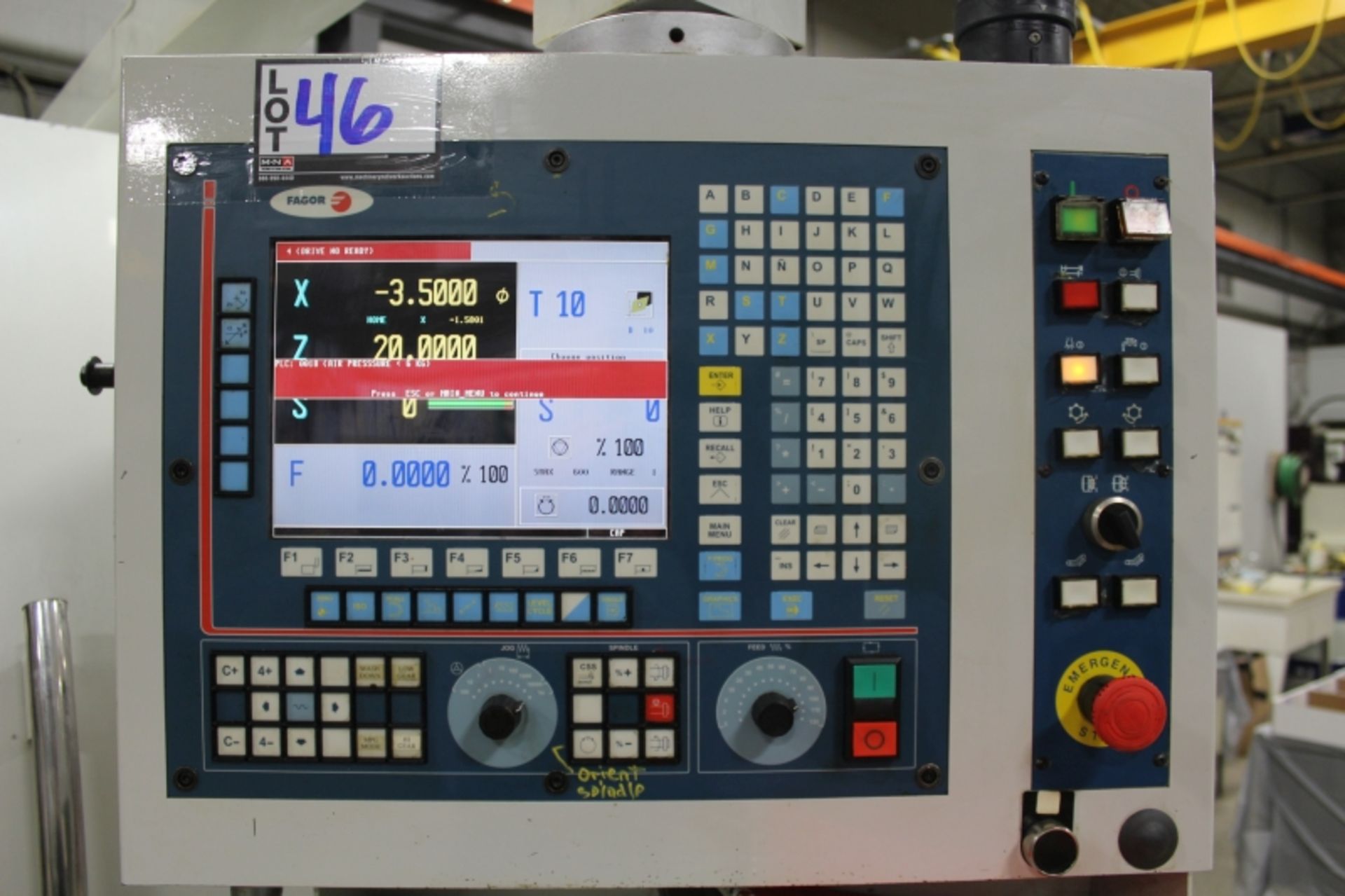 Modern BNC 30120XXL, Fagor control, 10” spindle bore, 30” Sw, 120” CC, 16.5” Sw. over cross slide, - Image 14 of 19