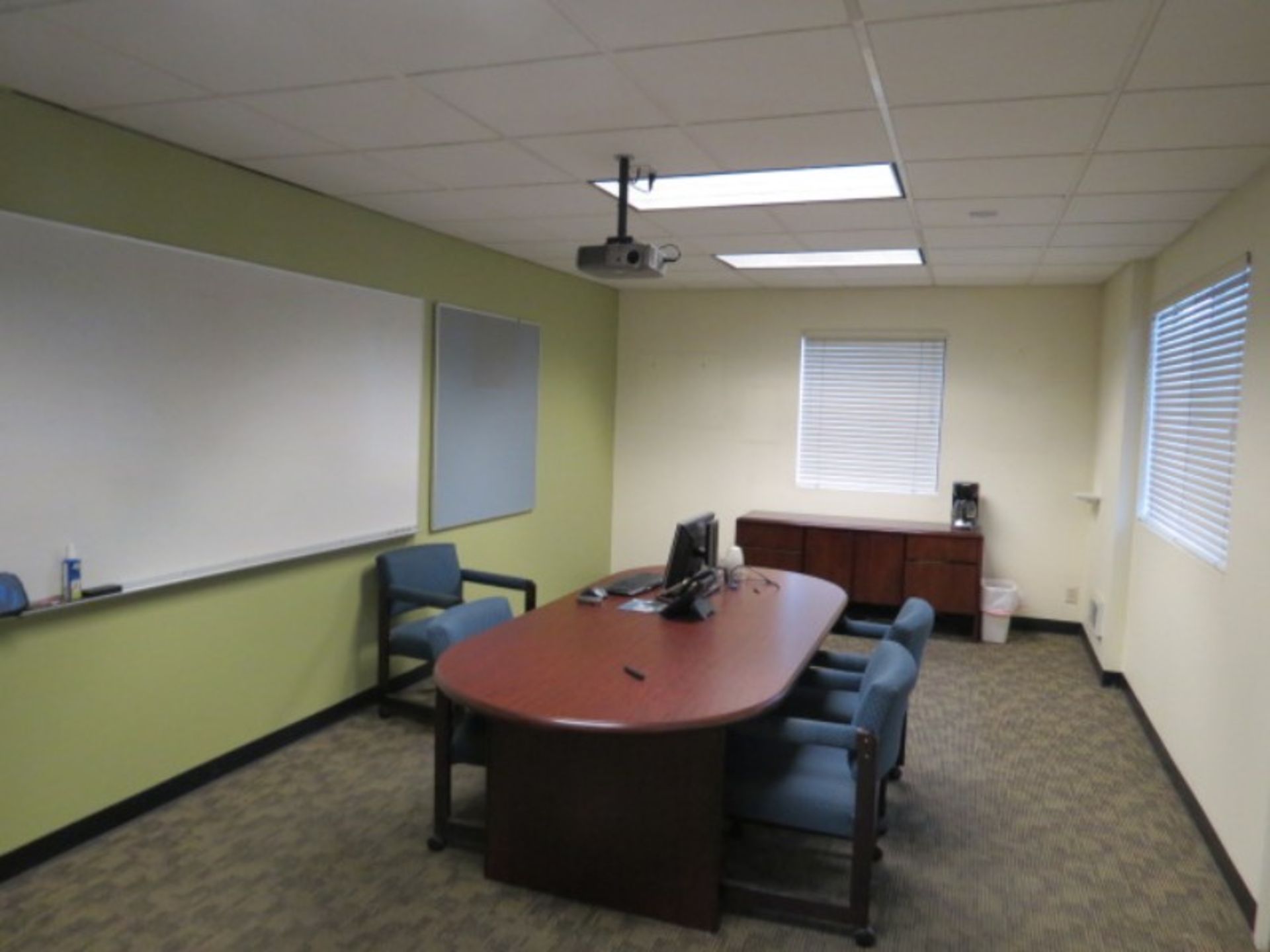 Room Content, Conference Table with Chairs & Projector - Image 2 of 9