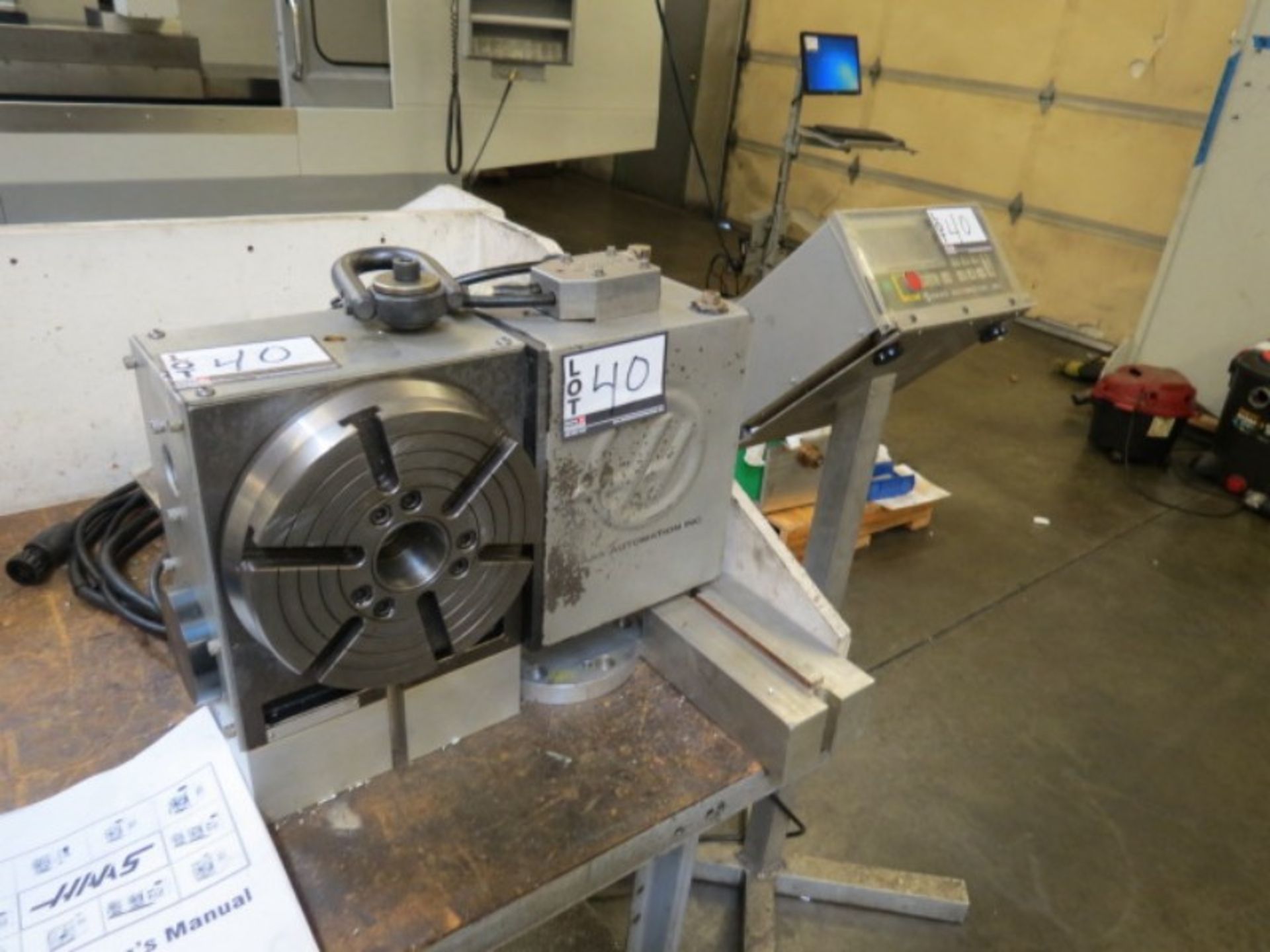 HAAS HRT-210 4 Axis Rotary Table W/ Brushless Rotary Control - Image 2 of 6