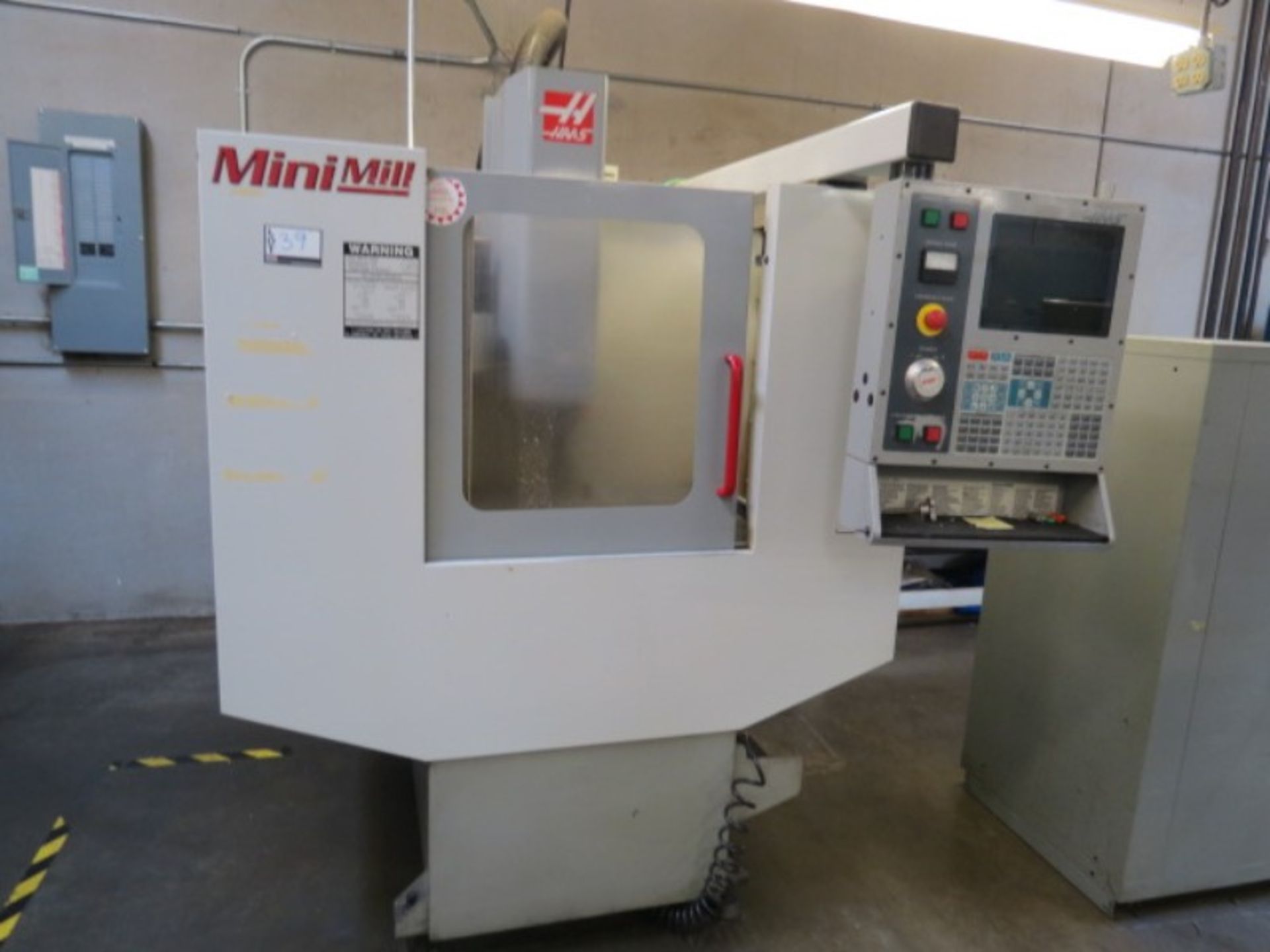 HAAS Mini Mill 16'' x 12'' x 10'' trvls, 6000, RPM, CT40 Taper, 10 ATC, S/N 24335, New 2001 - Image 5 of 6