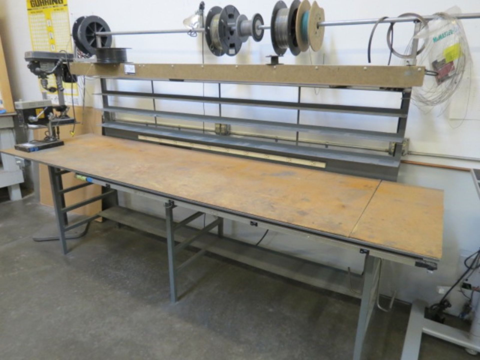 Metal Work Bench with Electrical Strips - Image 2 of 2