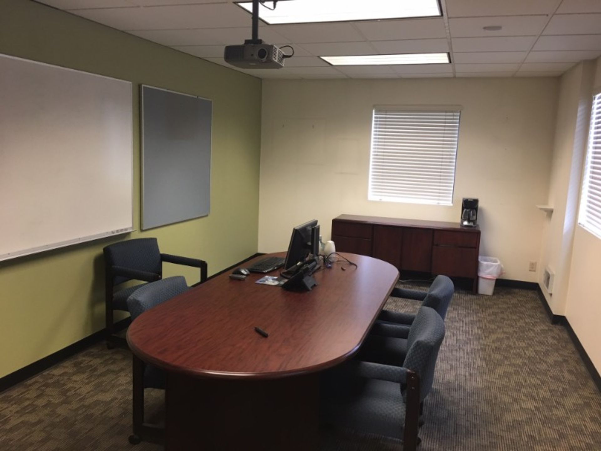 Room Content, Conference Table with Chairs & Projector - Image 8 of 9