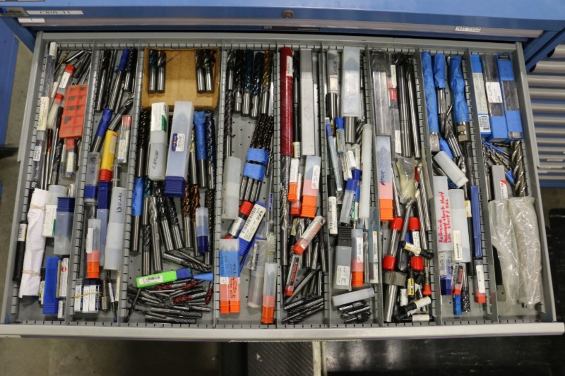 Drawer with Assorted Carbide Endmills - Image 3 of 3