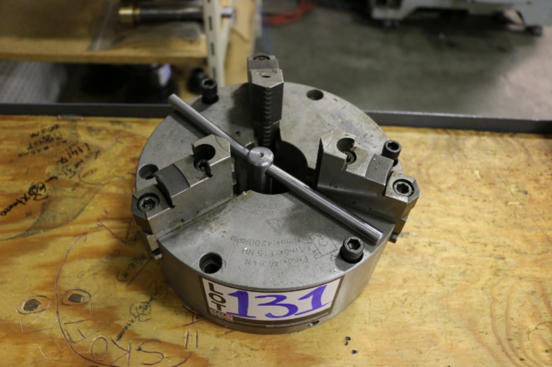 8" 3 Jaw Chuck - Image 2 of 3