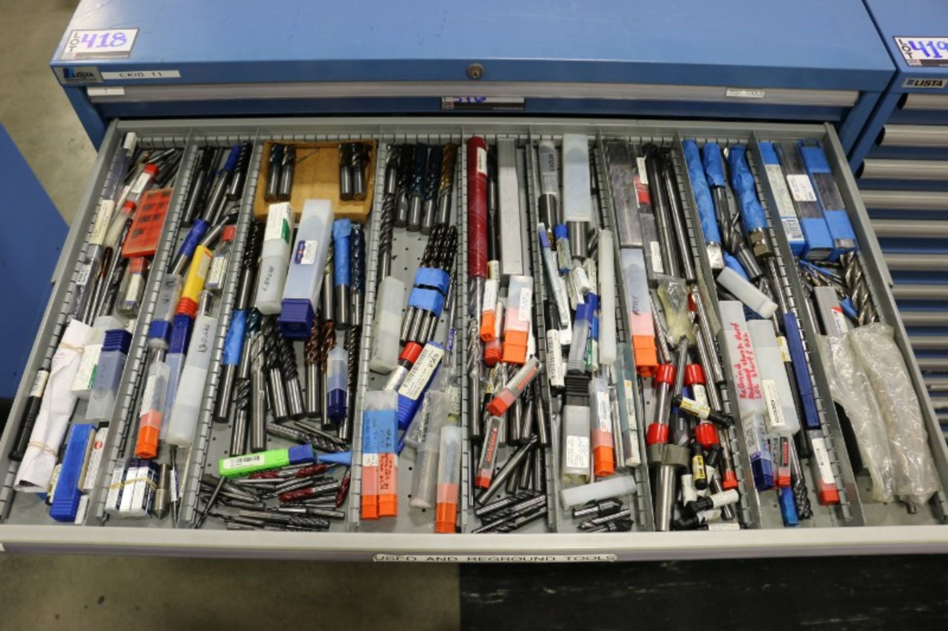 Drawer with Assorted Carbide Endmills - Image 2 of 3