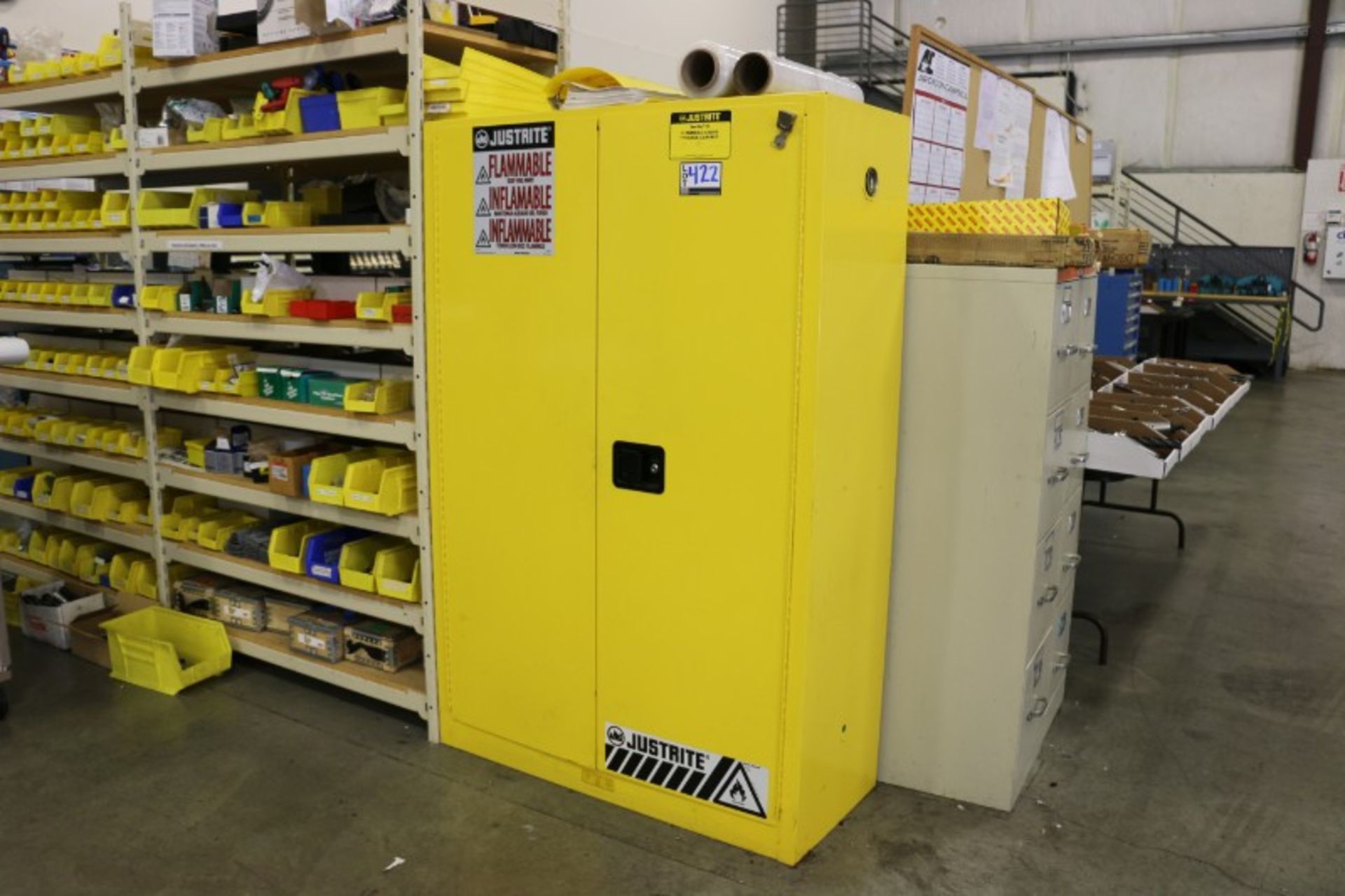 Justrite 2 Door Fire Proof Cabinet - Image 2 of 3