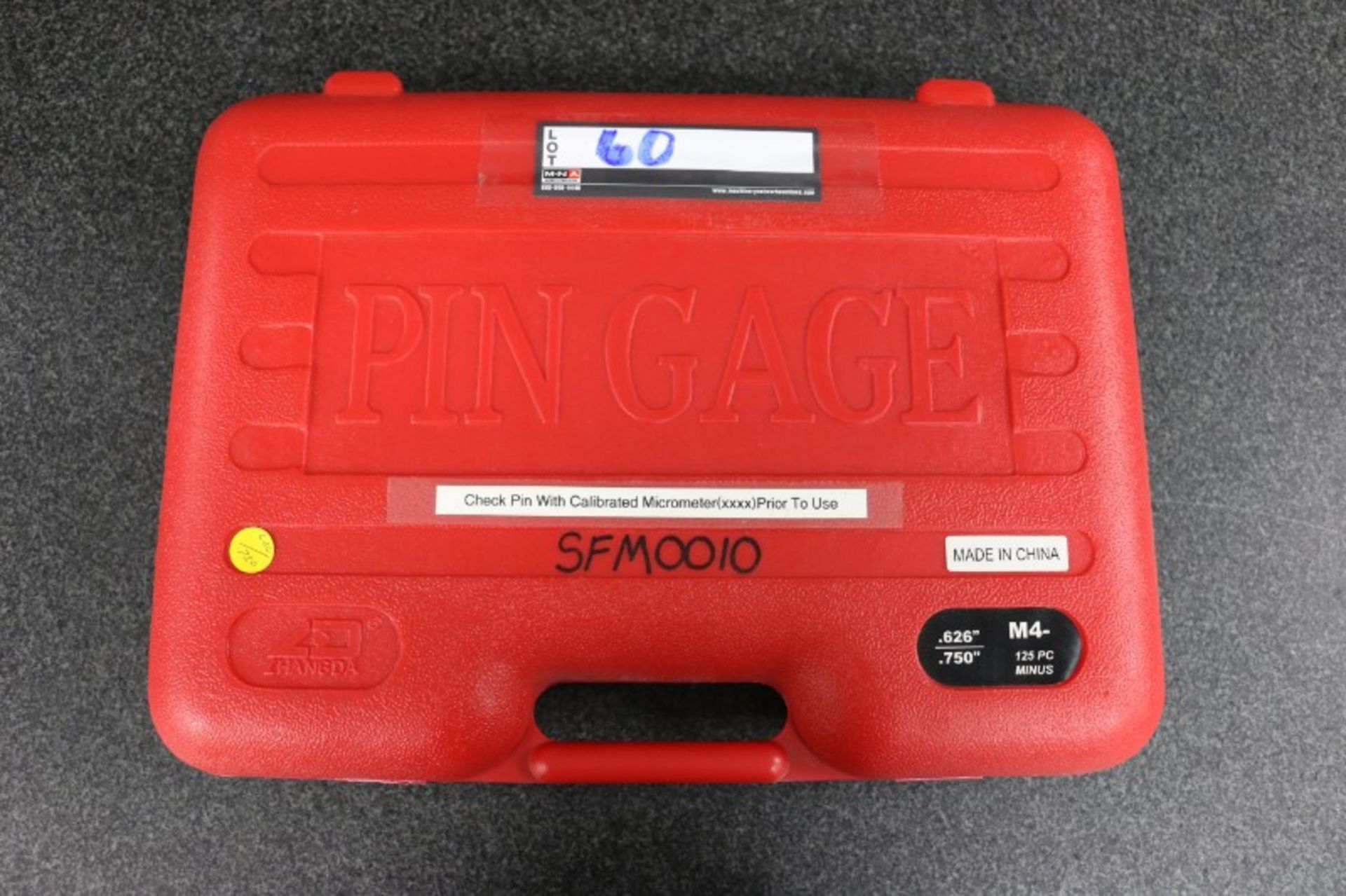 Zhangda Pin Gage Set .626" - .750" - Image 4 of 4