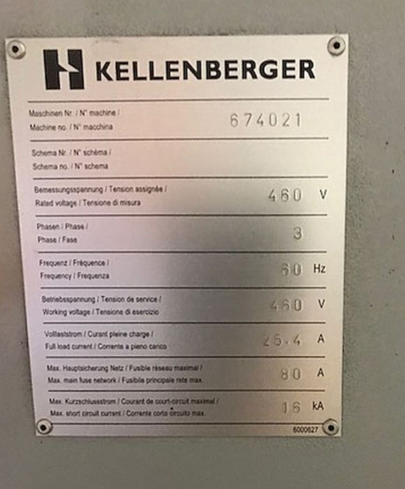 Kellenberger Kel-Vita R175/1000 CNC Universal Cylindrical Grinder, Fanuc 31iS control, 14" x 40" - Image 3 of 3