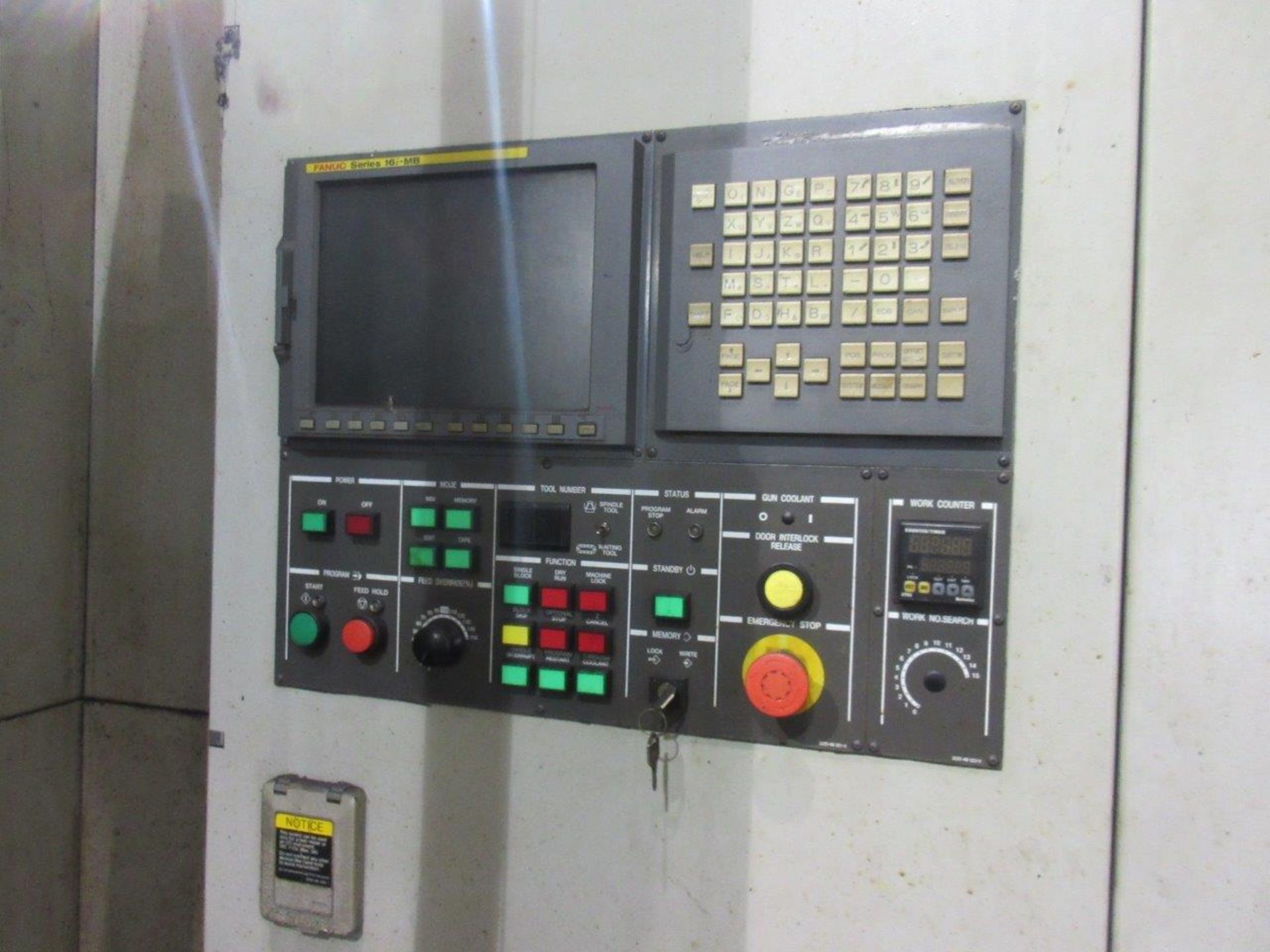 5.3" Hyundai Kia KBN-135 5 Axis CNC Table Type Horizontal Boring Mill, Fanuc 16i-MB control, 118. - Image 3 of 3