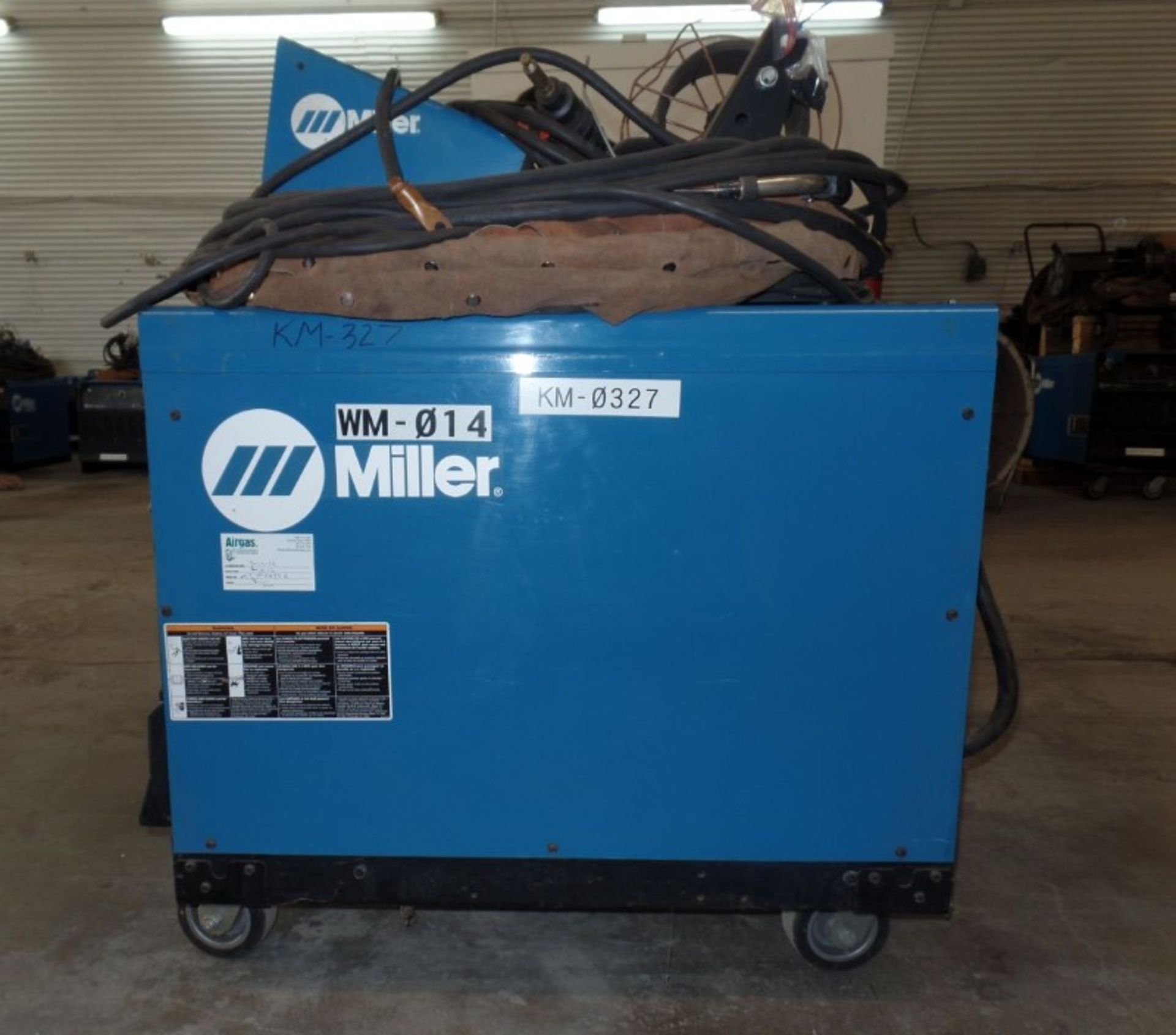 Miller Deltaweld 452 MIG Welder, wire feeder, s/n MC470022C - Image 5 of 6