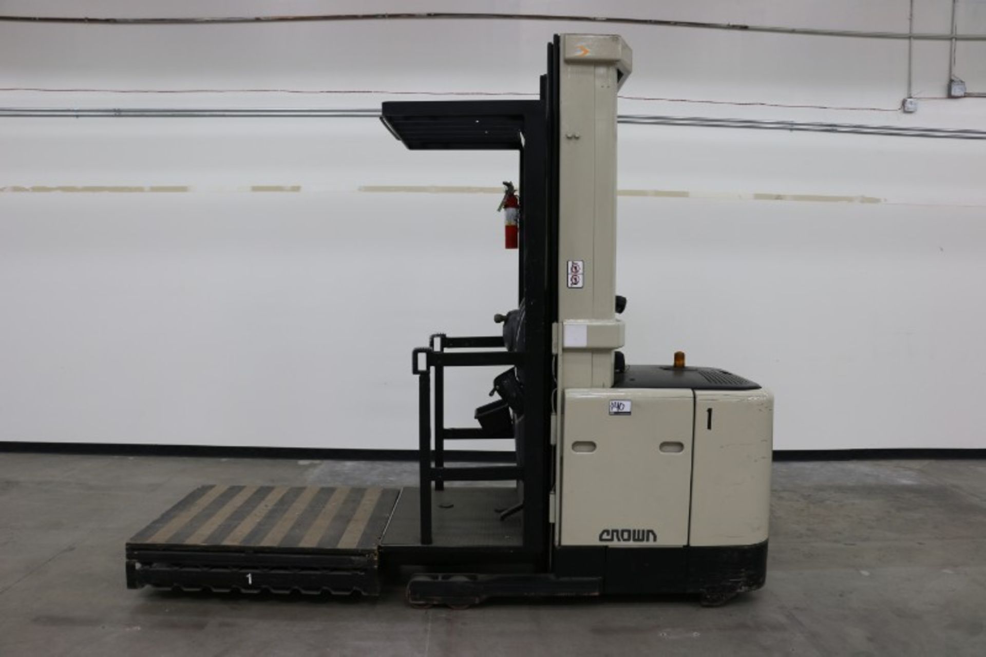 Crown SP3020-30 Order Picker, electric, 3000lb capacity, 240" lift height, s/n 1A183429, with