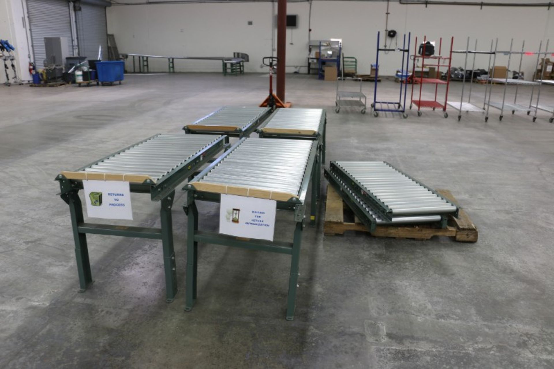 (7) Roller Conveyer sections, 36"L x 24"W - Image 3 of 3