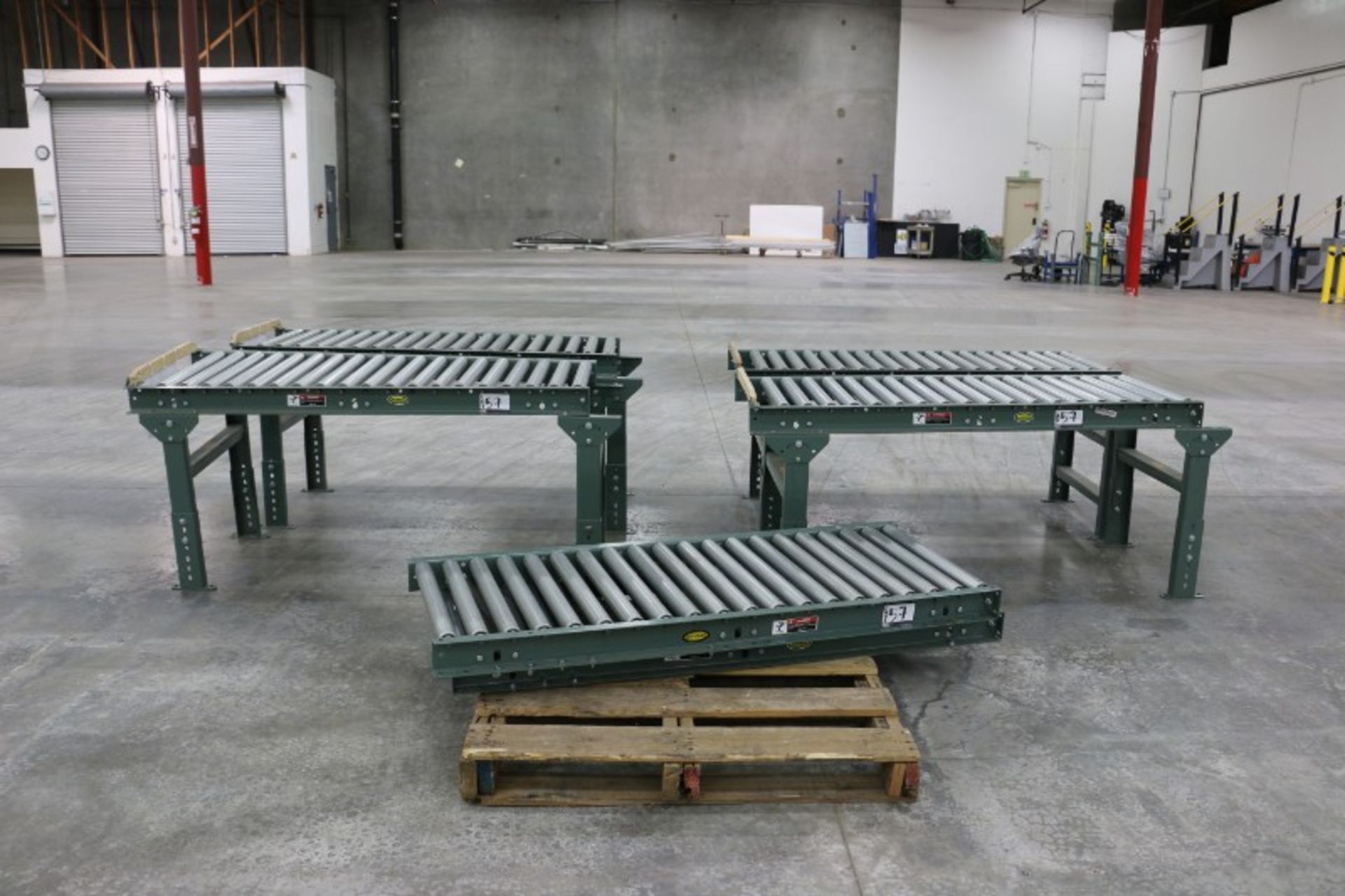 (7) Roller Conveyer sections, 36"L x 24"W