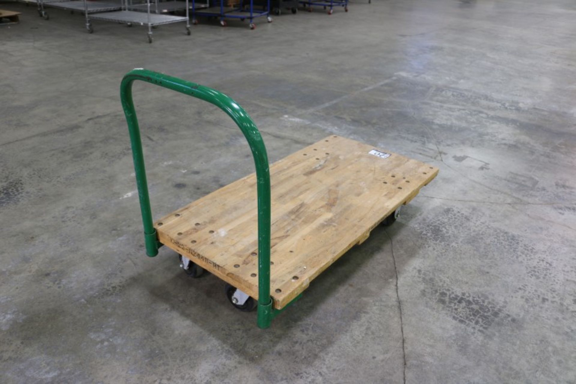 Wooden puch cart, 24" x 48" - Image 5 of 5