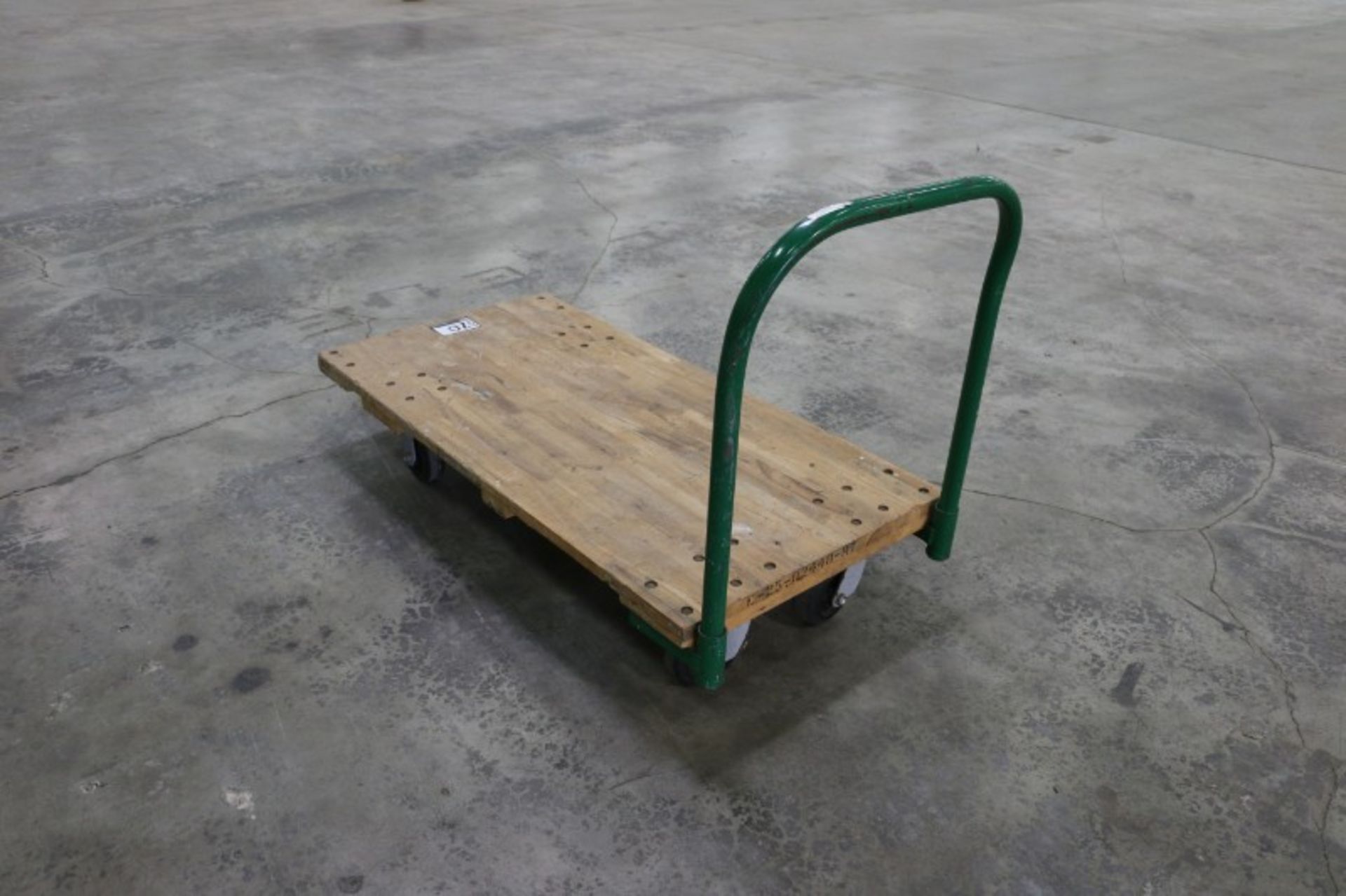 Wooden puch cart, 24" x 48" - Image 4 of 5