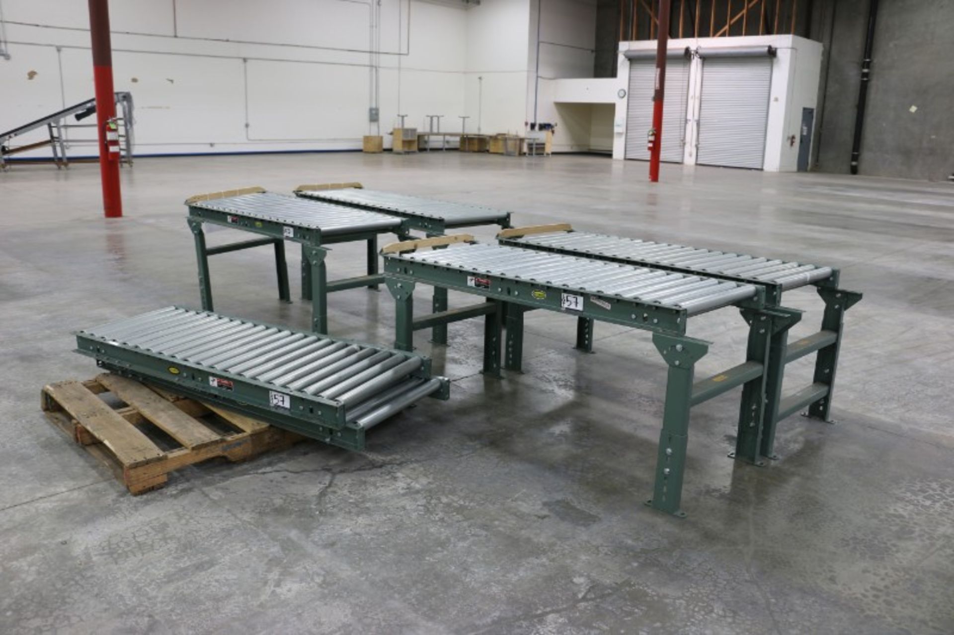 (7) Roller Conveyer sections, 36"L x 24"W - Image 2 of 3