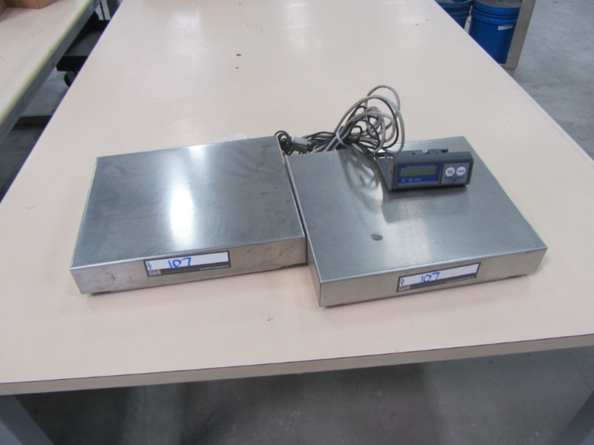 Lot of (2) Digital Scales with 1 read out