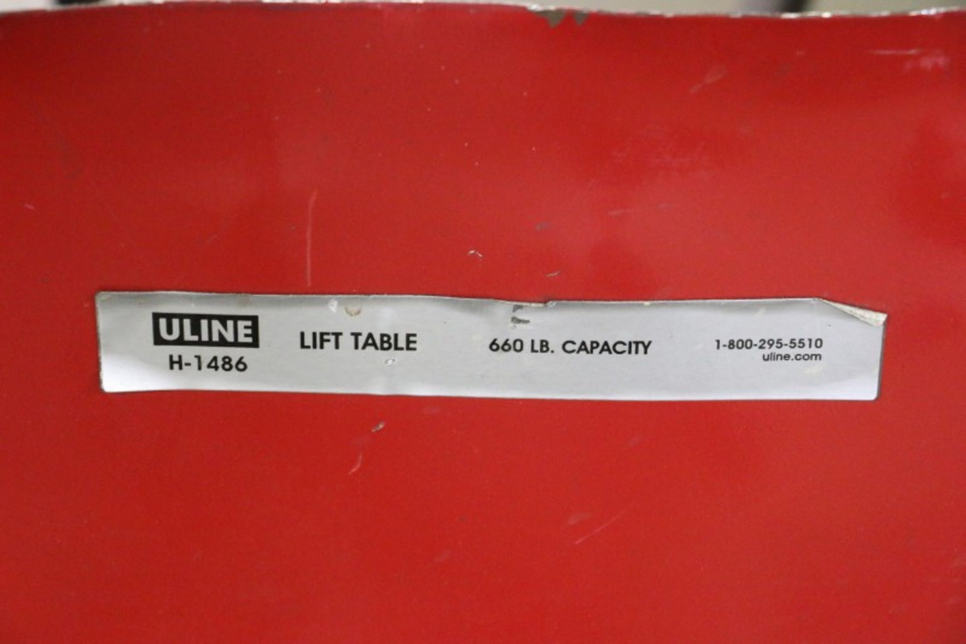 Uline H-1486 Lift Table 660lb Cap. - Image 4 of 4