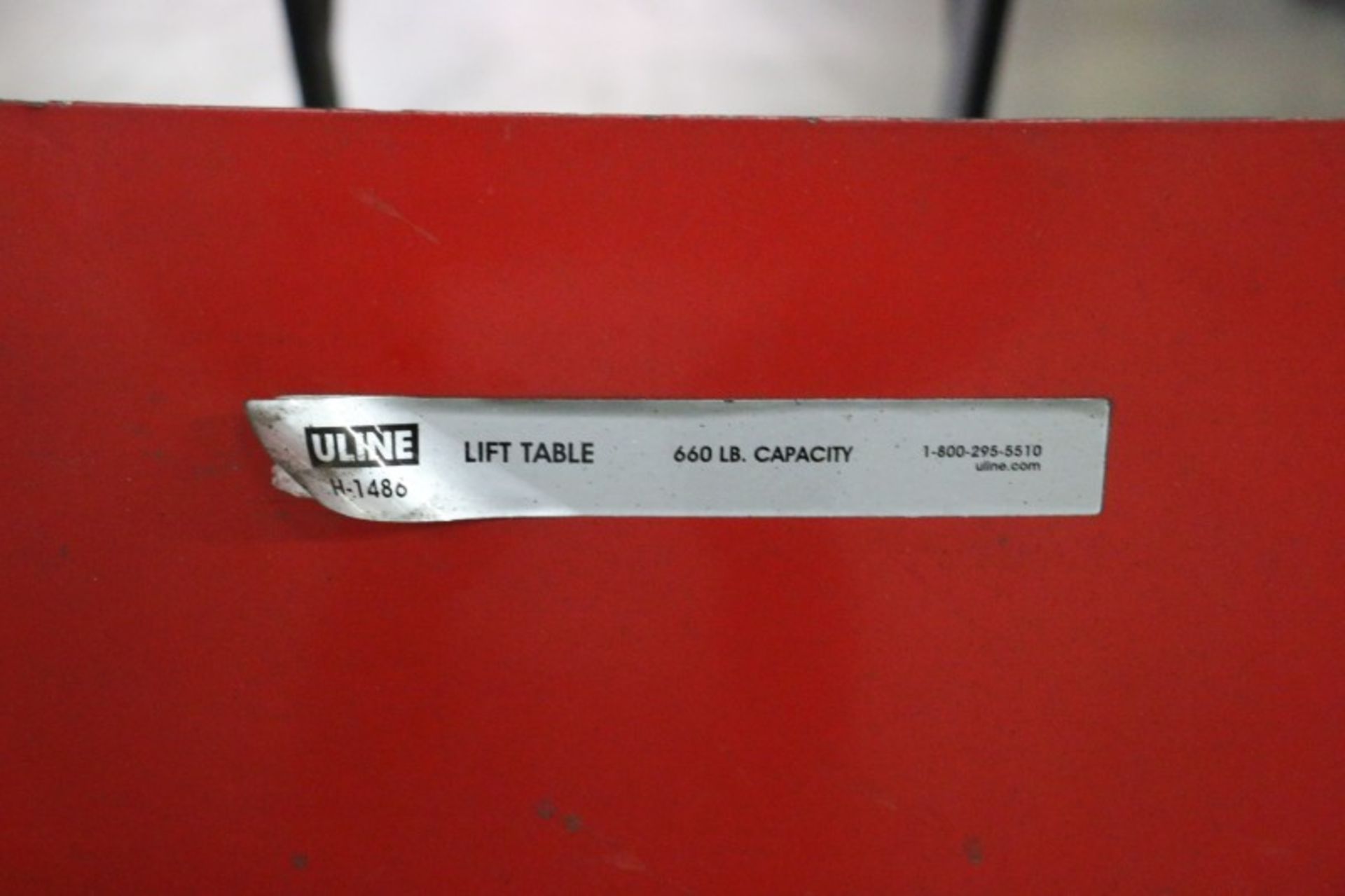 Uline H-1486 Lift Table 660lb Cap. - Image 4 of 4