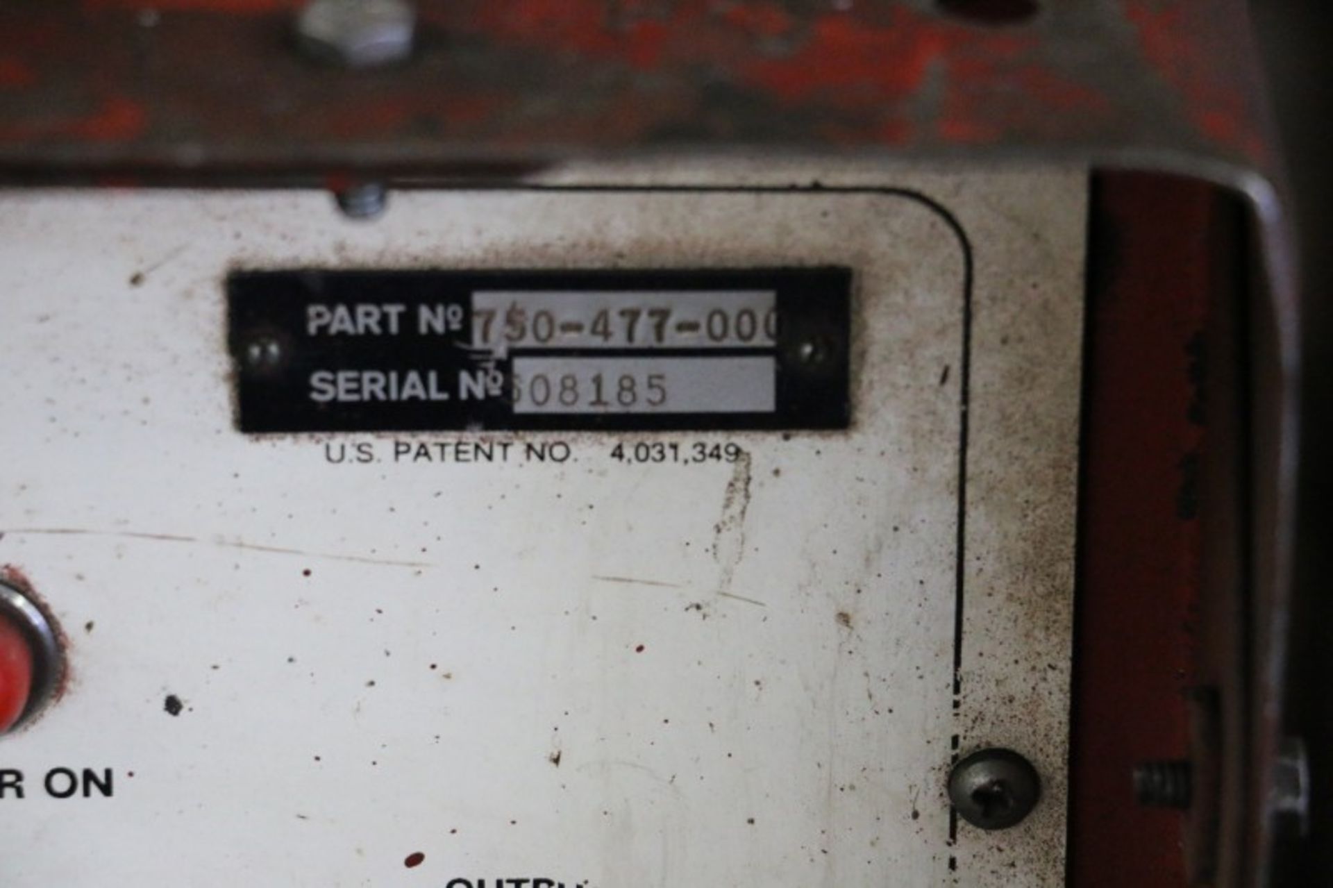 Nelson TR-1600 Stud Welder S/N 608185 - Image 5 of 5