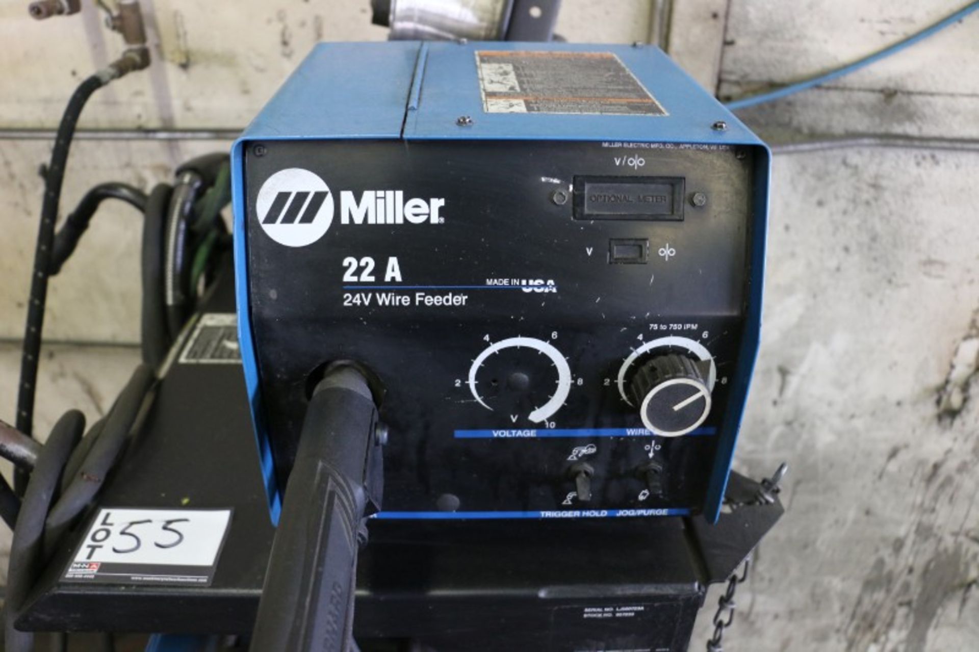 Miller XMT 350 CC/CV Multi Process Inverter S/N LJ500650A with Miller 22A Wire Feeder S/N - Image 6 of 10