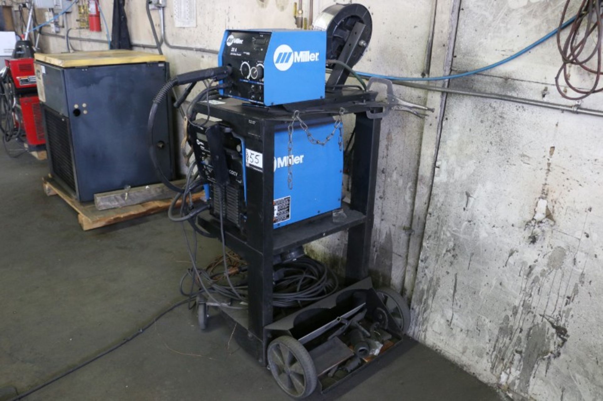 Miller XMT 350 CC/CV Multi Process Inverter S/N LJ500650A with Miller 22A Wire Feeder S/N - Image 3 of 10