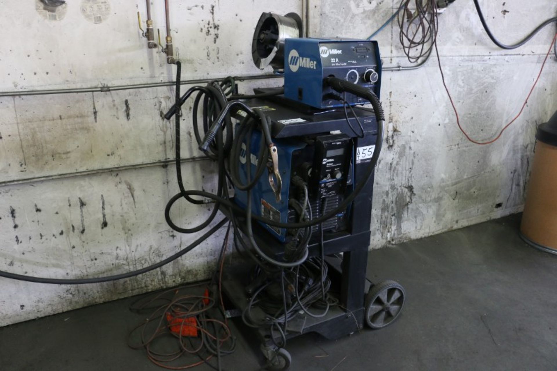 Miller XMT 350 CC/CV Multi Process Inverter S/N LJ500650A with Miller 22A Wire Feeder S/N - Image 2 of 10