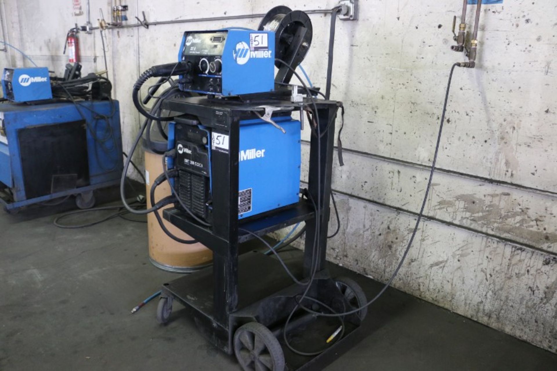 Miller XMT 350 CC/CV Multi Process Inverter S/N LJ460104A with Miller 22A Wire Feeder S/N LJ440445U - Image 3 of 5